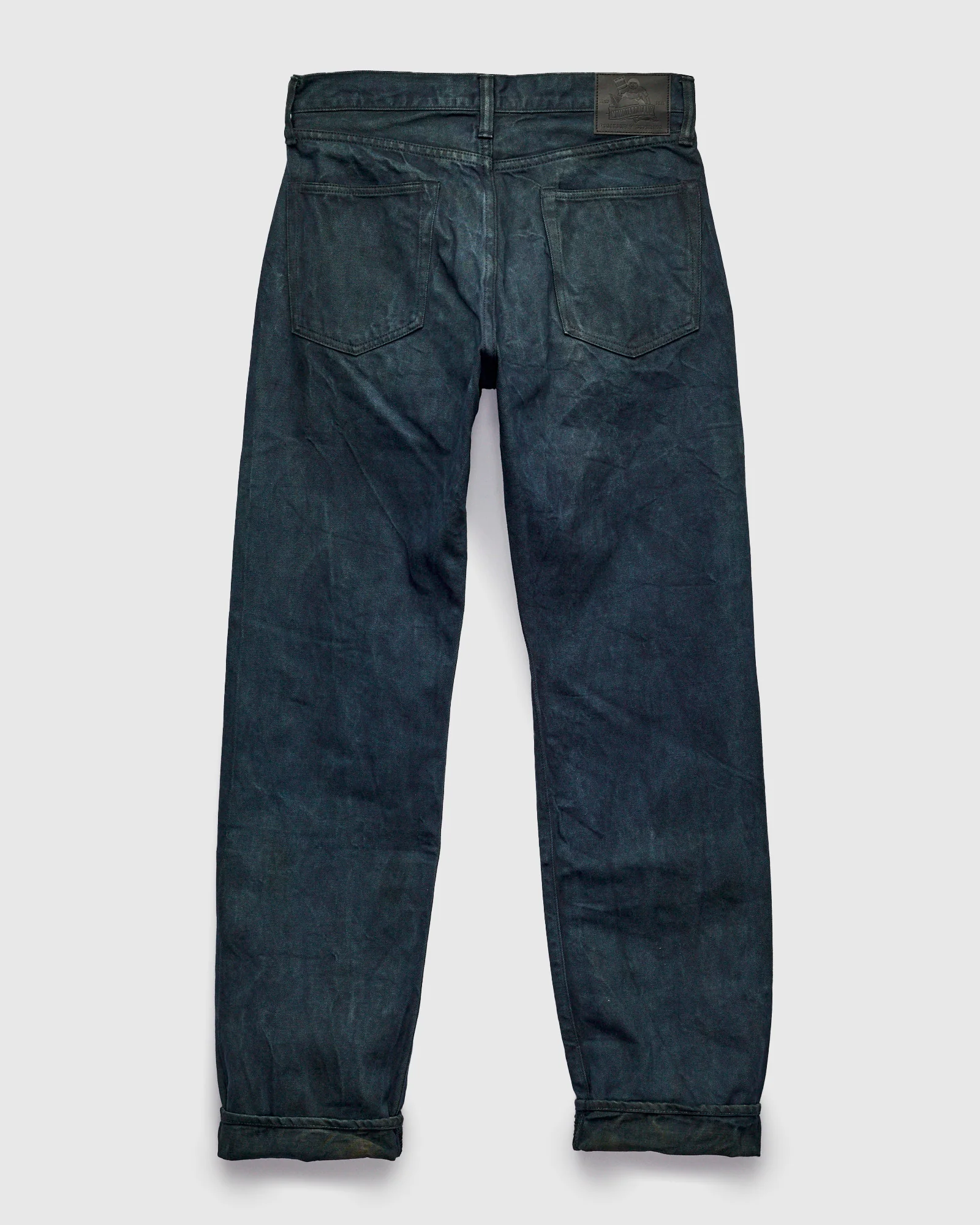 MXJE1402 "Mud & Natural Indigo Dyed" Selvedge Denim - Straight Fit - Image 2
