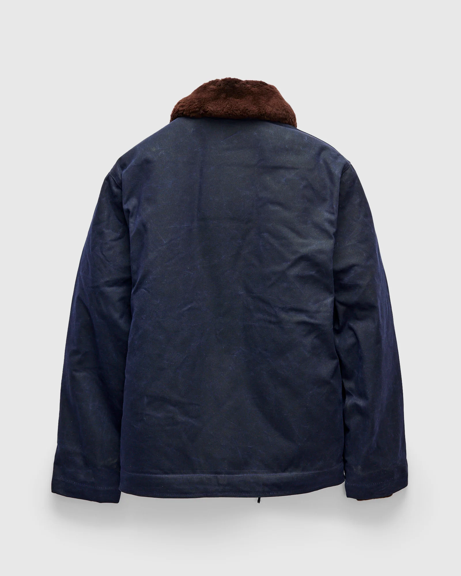 N-1 Deck Jacket in Navy/Brown - Image 2