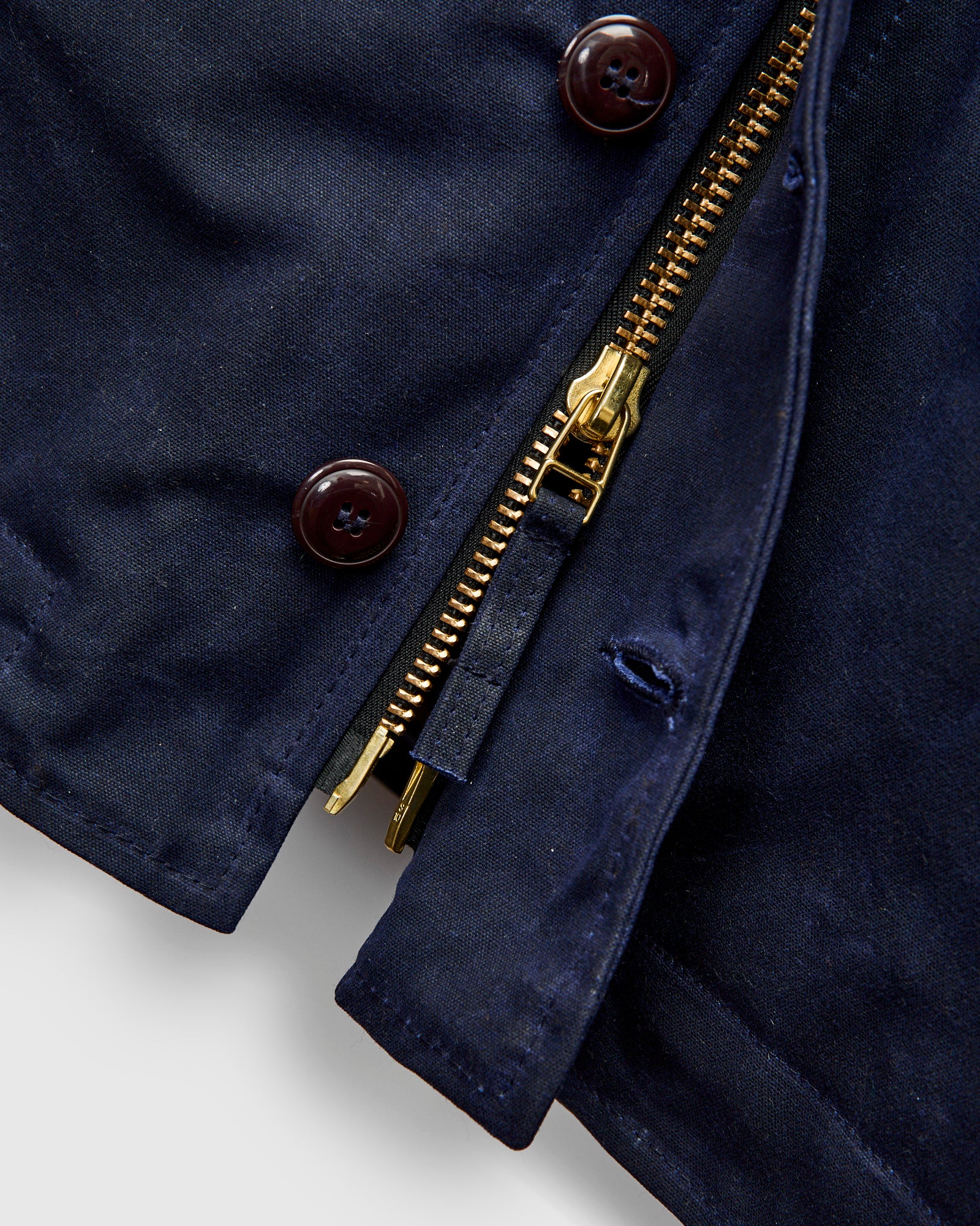 N-1 Deck Jacket in Navy/Brown - Image 8