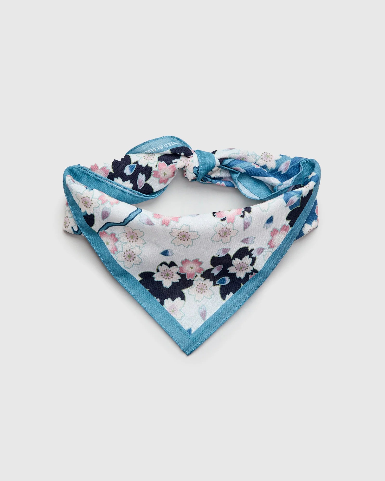 "Nagare-Sakura" Bandanna in White - Image 2