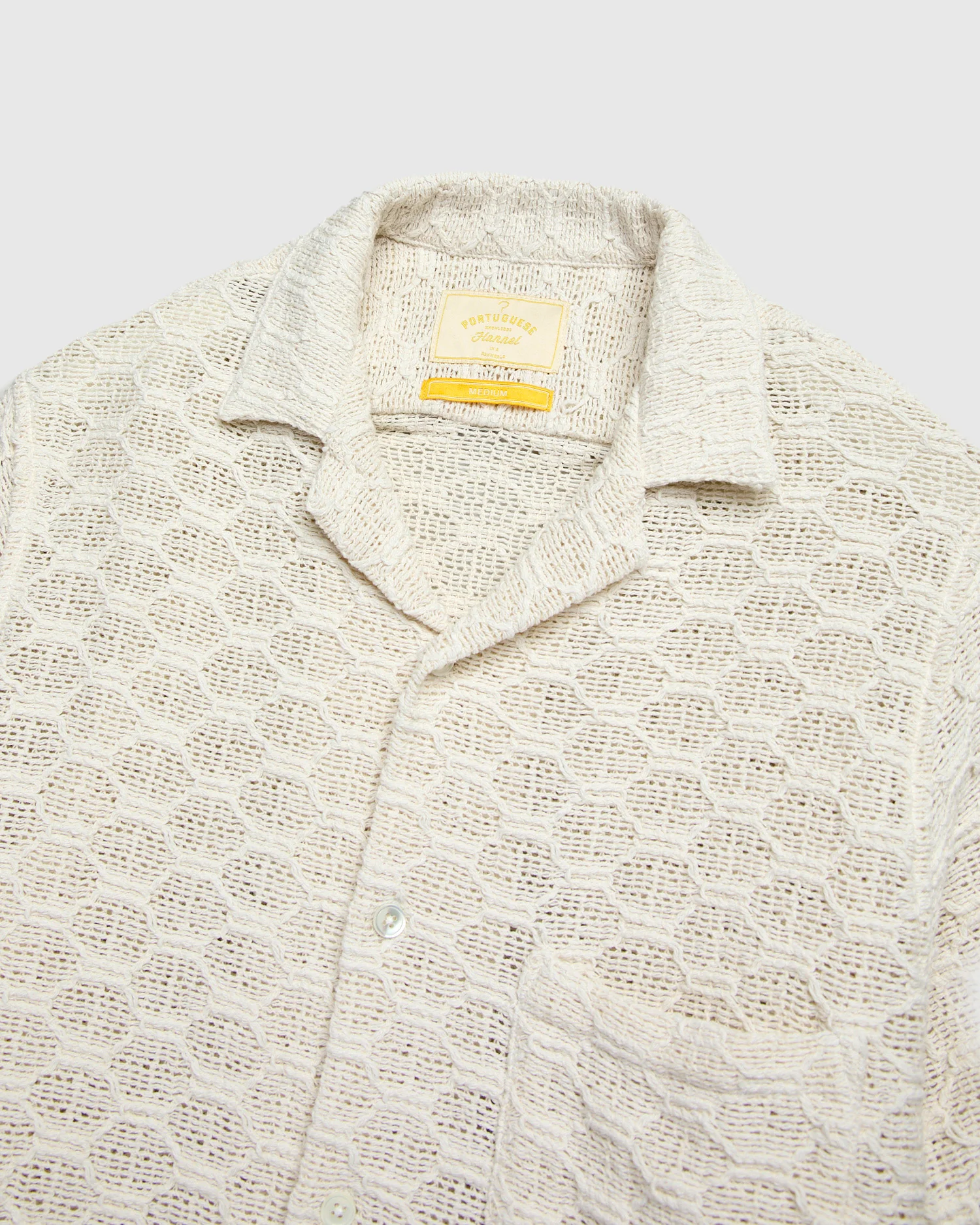 Net Shirt in Ecru - Image 2