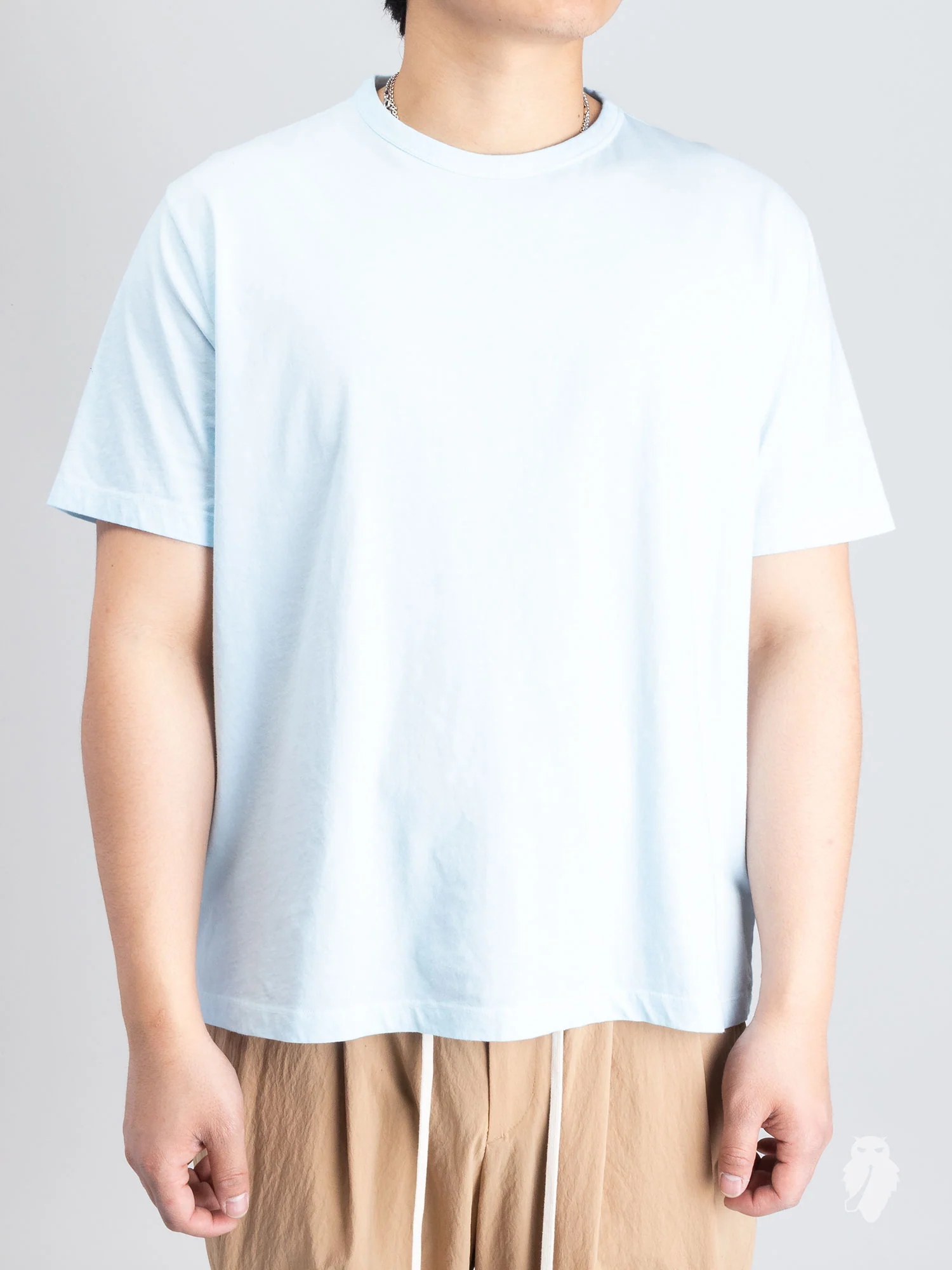 New Box T-Shirt in Baby Blue - Image 2