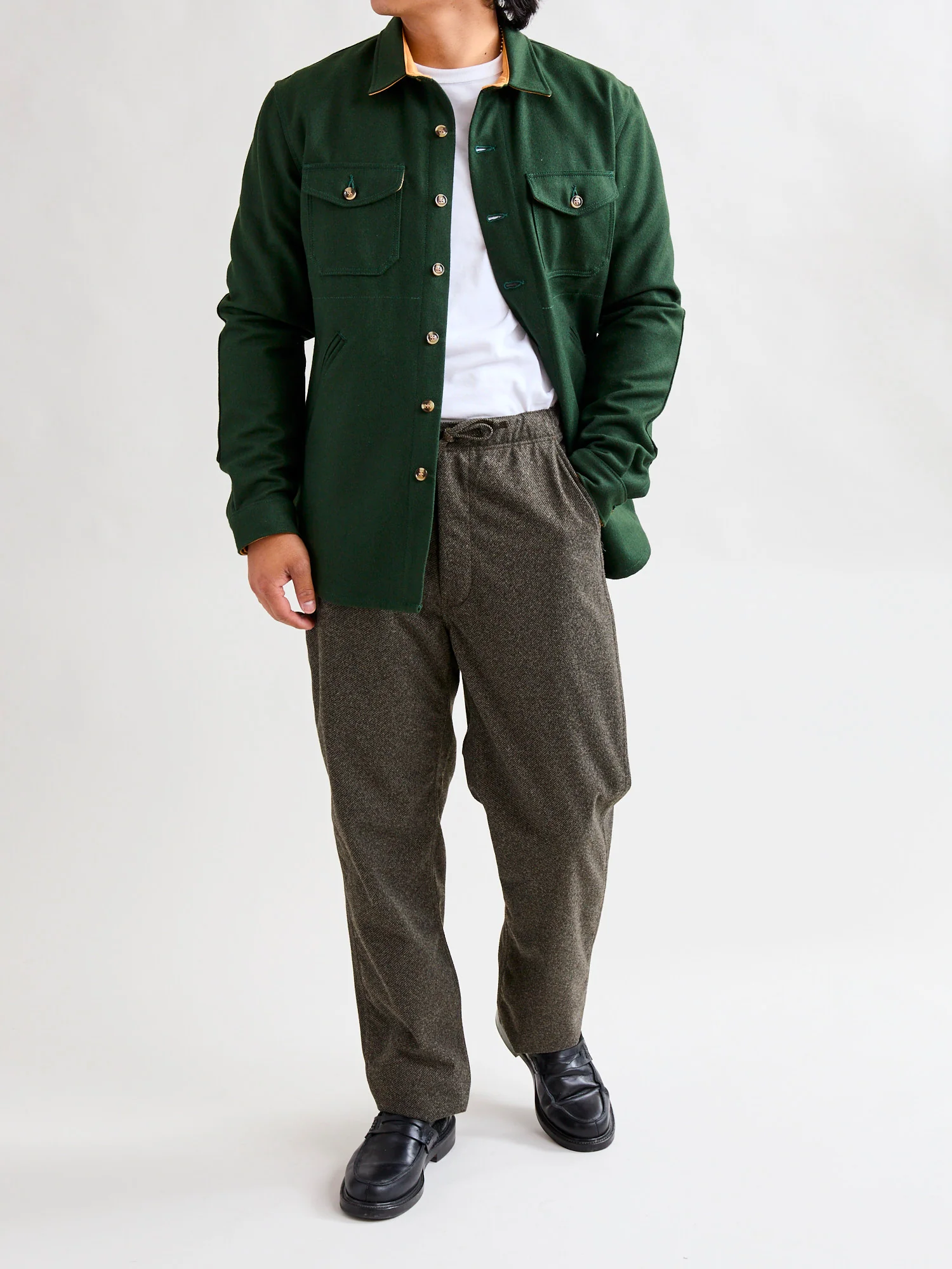 New Yorker Pants in Brown Tweed - Image 14