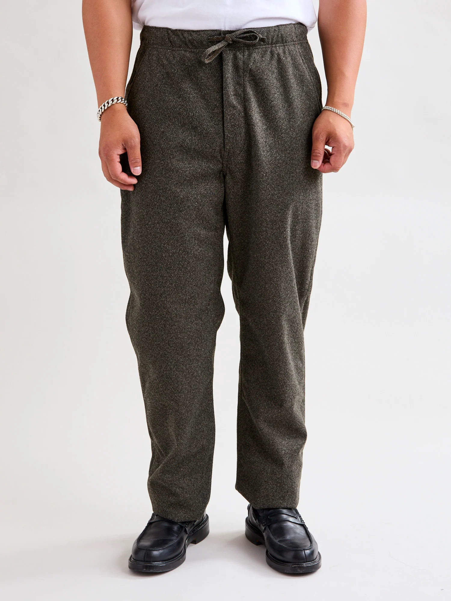 New Yorker Pants in Brown Tweed - Image 2