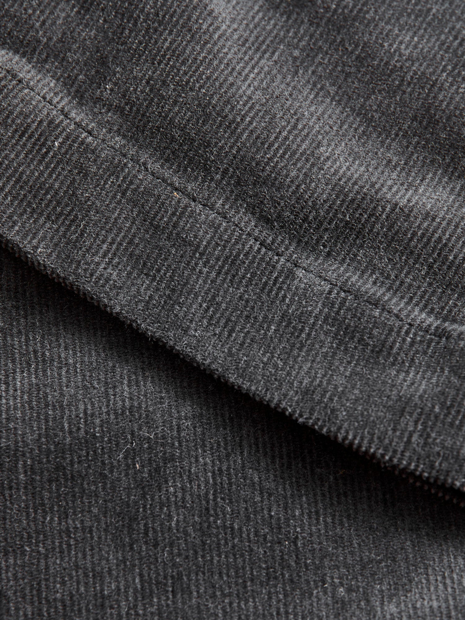 New Yorker Stretch Corduroy Pants in Charcoal Grey - Image 9