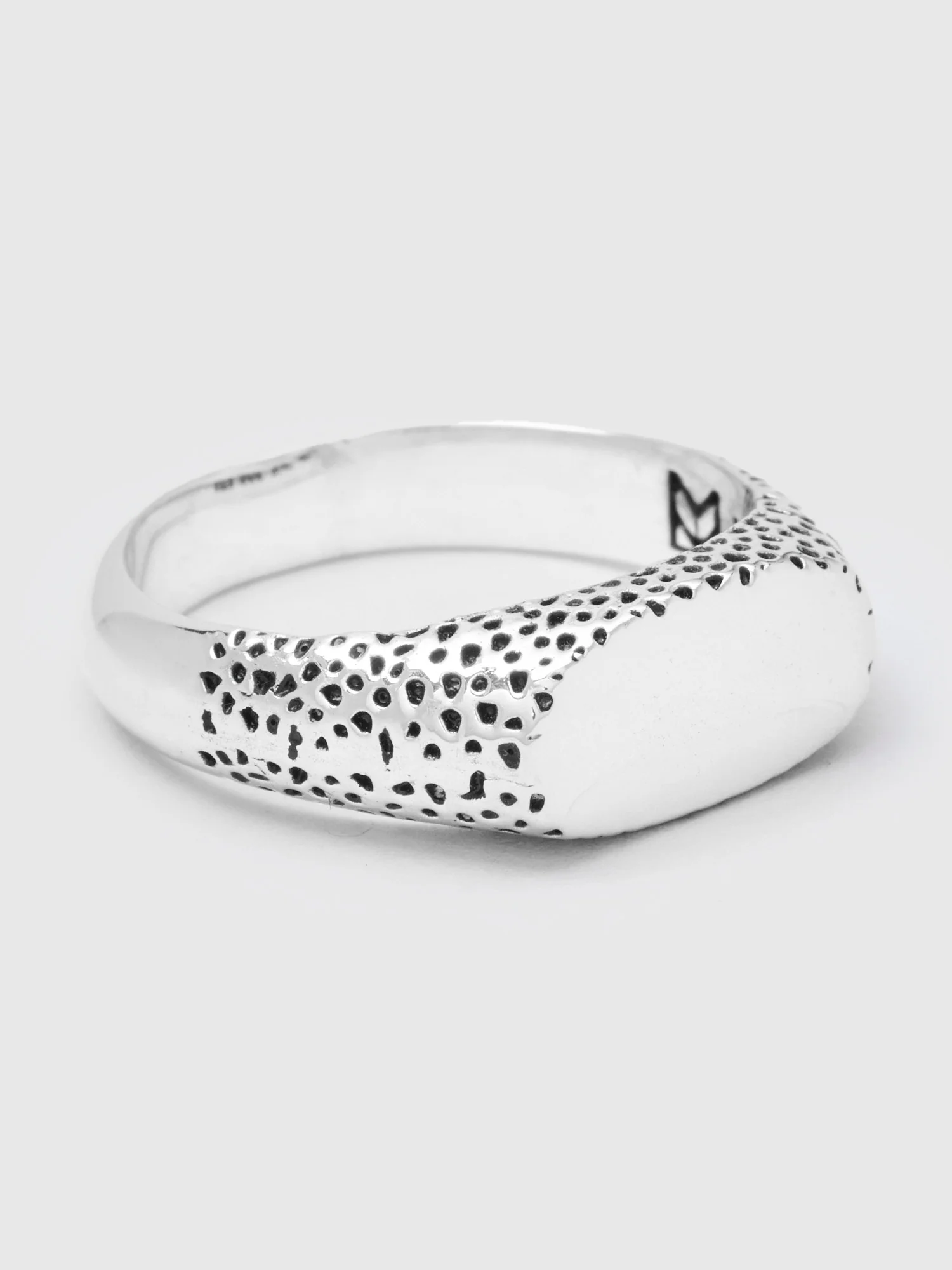 Nugget Slim Ring in Silver - Image 2