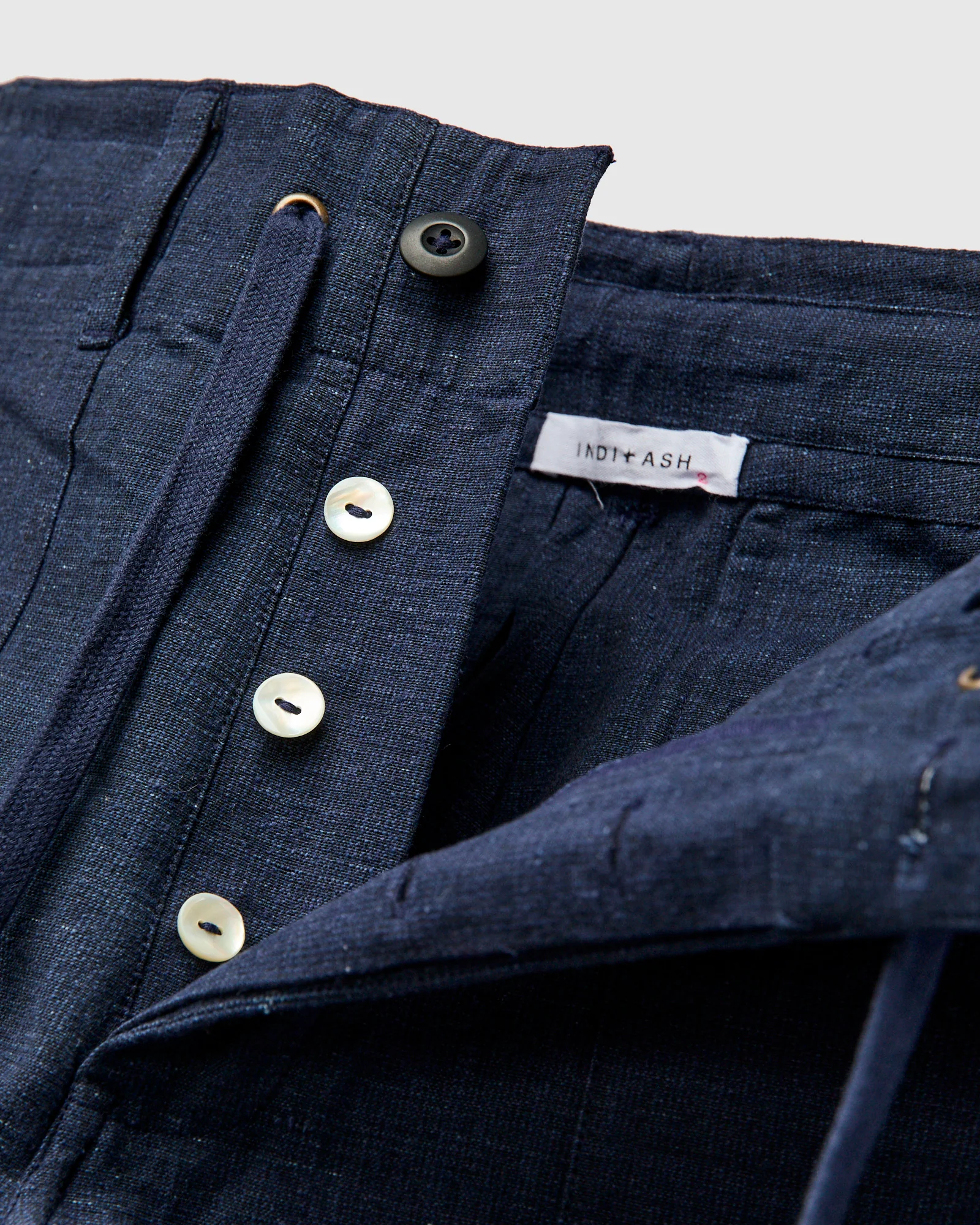 Obelisk Pants in Iron Indigo Canvas - Image 7