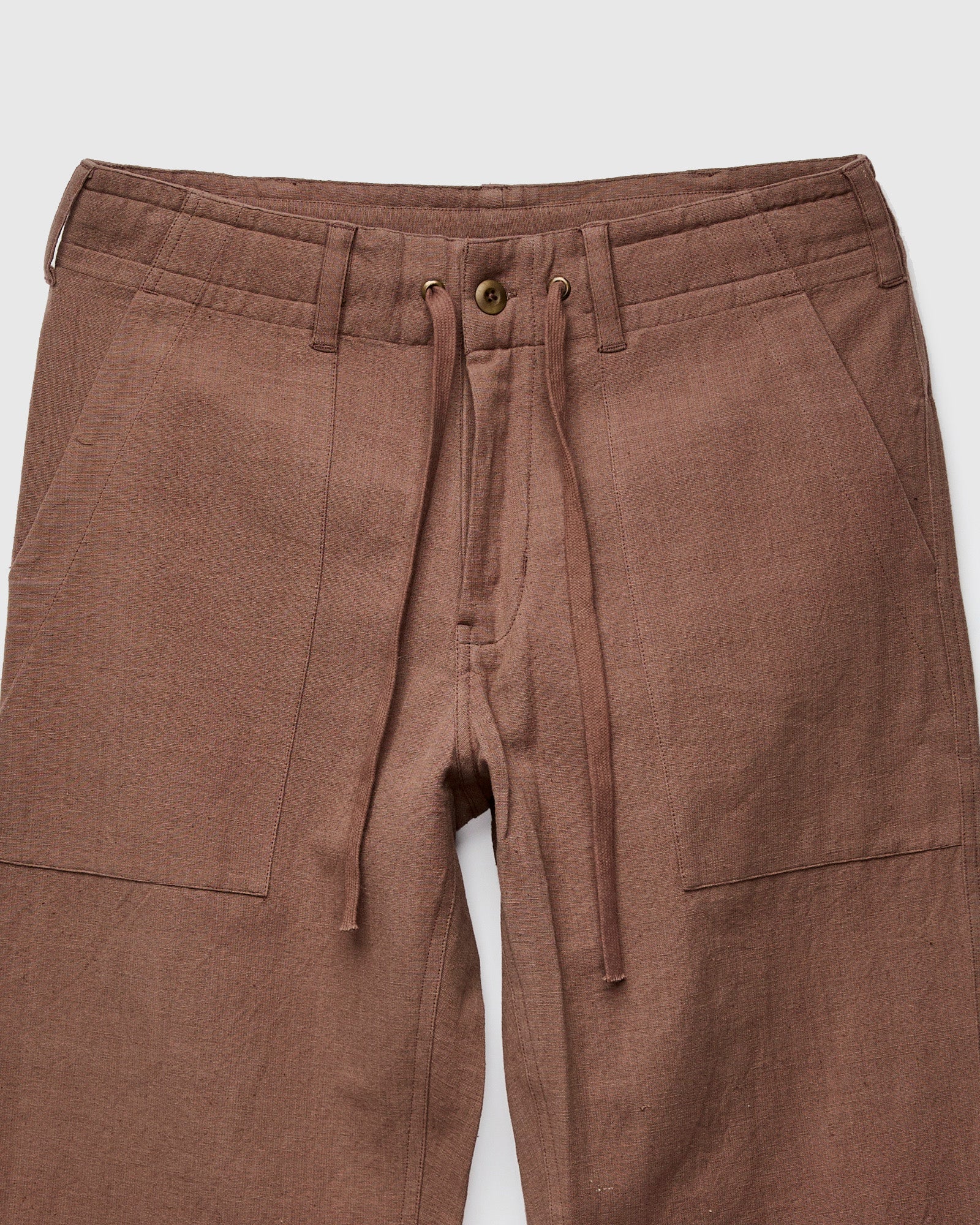 Obelisk Pants in Mauve Canvas - Image 4