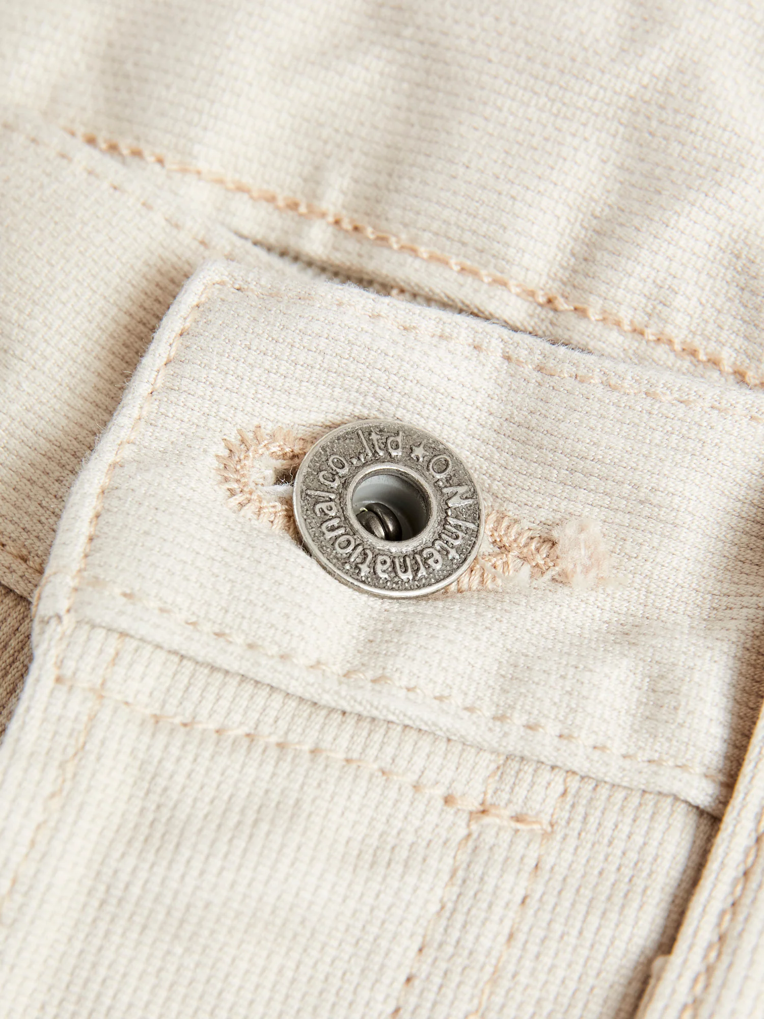 216PQ "ONI Pique" Pant in Ivory - Image 5