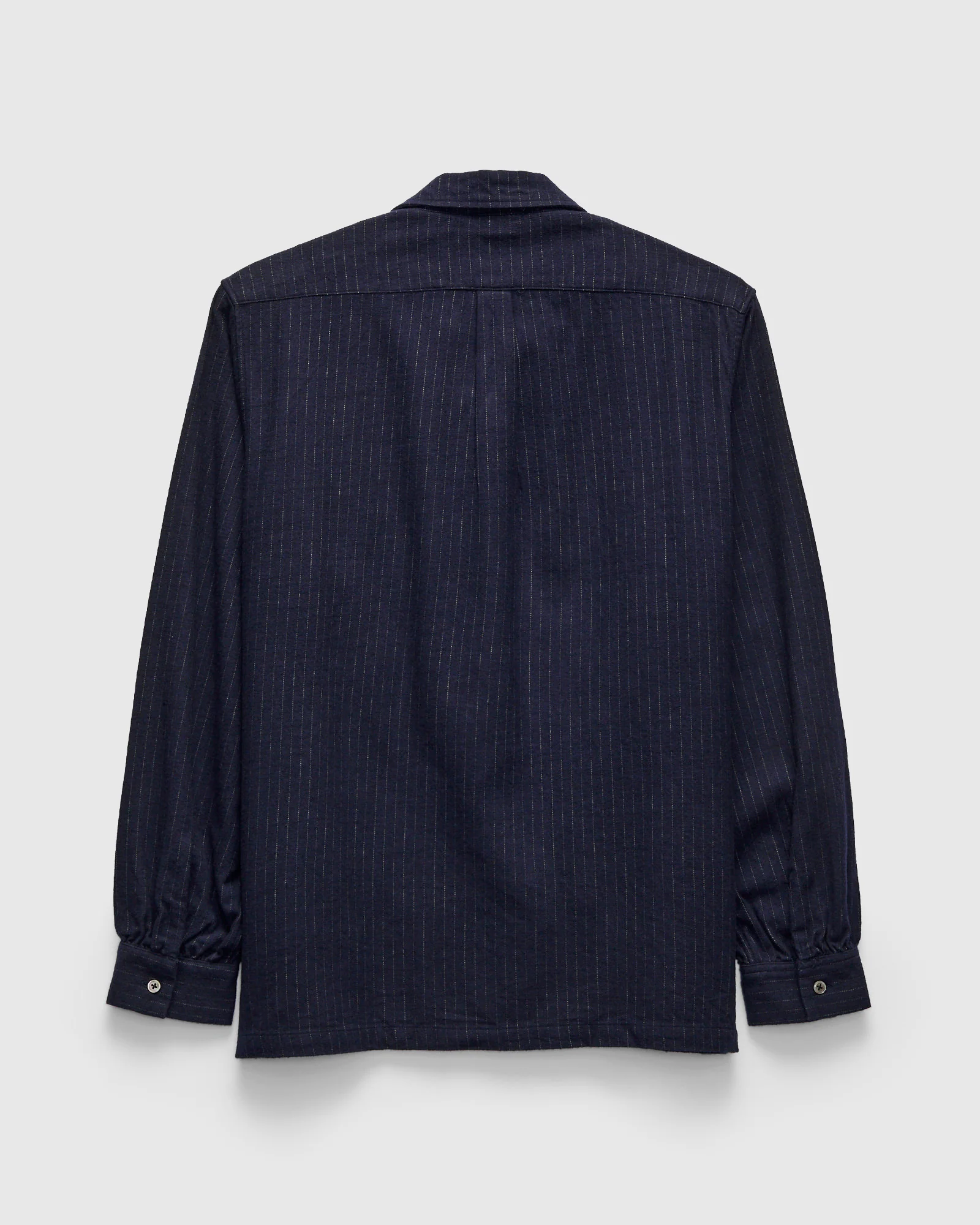 OR-5122 Striped Work Shirt in Navy - Image 2