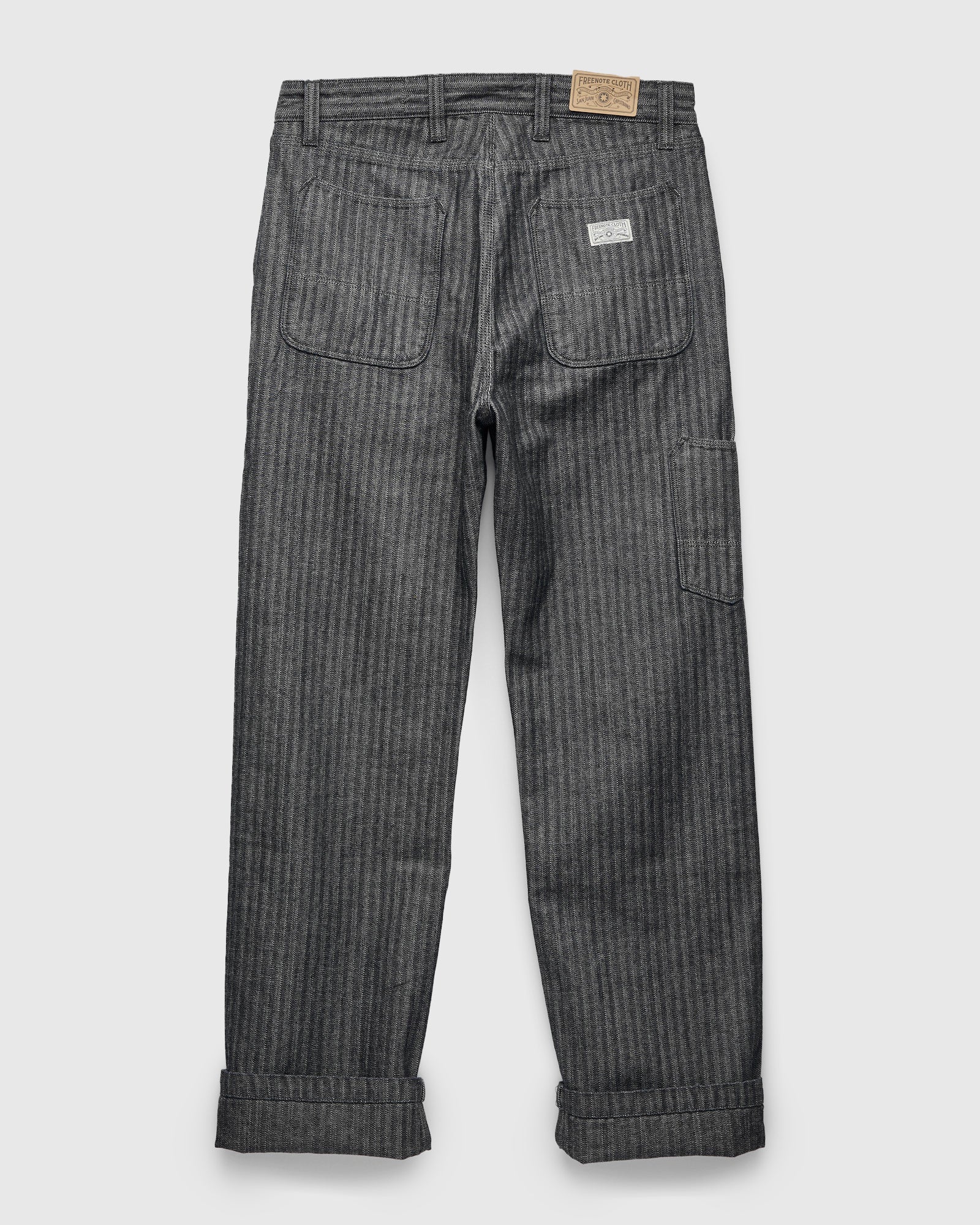 Ortega Pant in 13oz Grey Herringbone - Image 2