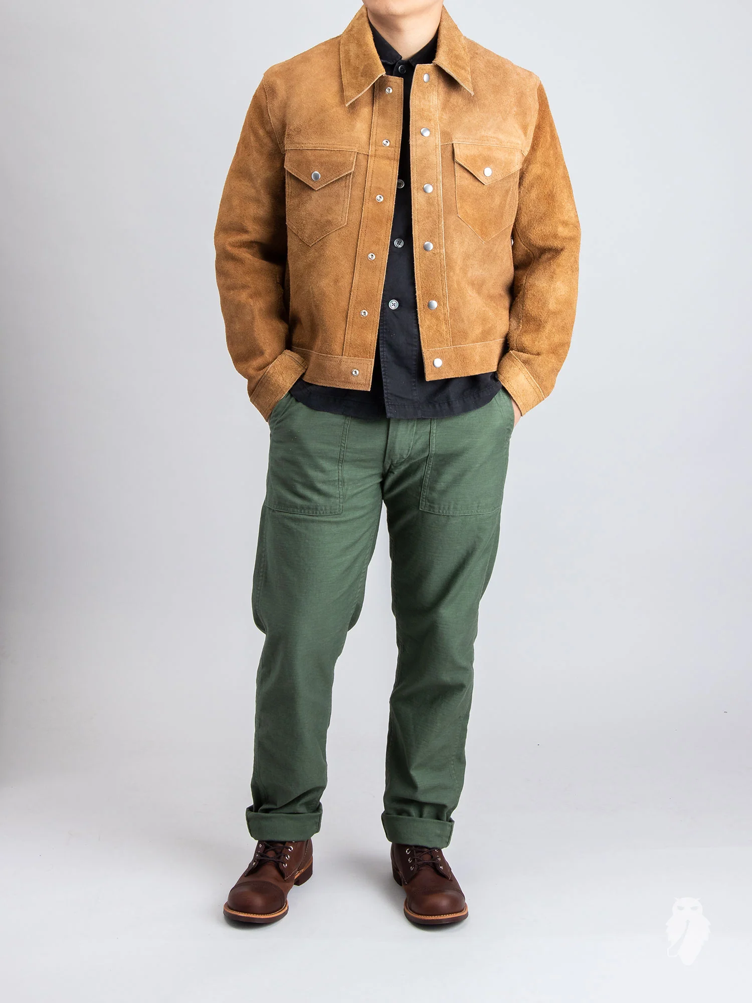 Blacksmith Jacket in Sand Suede - Image 9