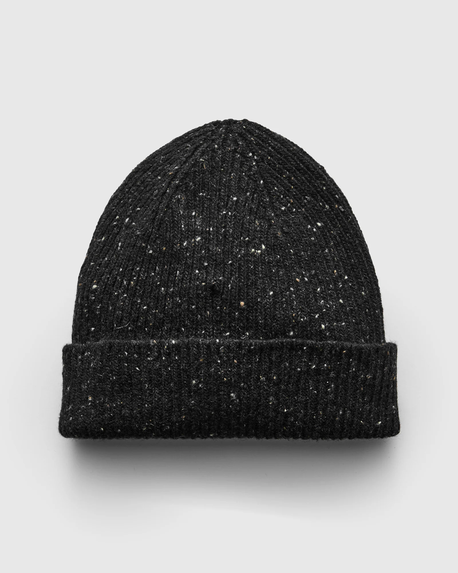 "Out of the Blue" Wool Beanie in Blackout - Image 3