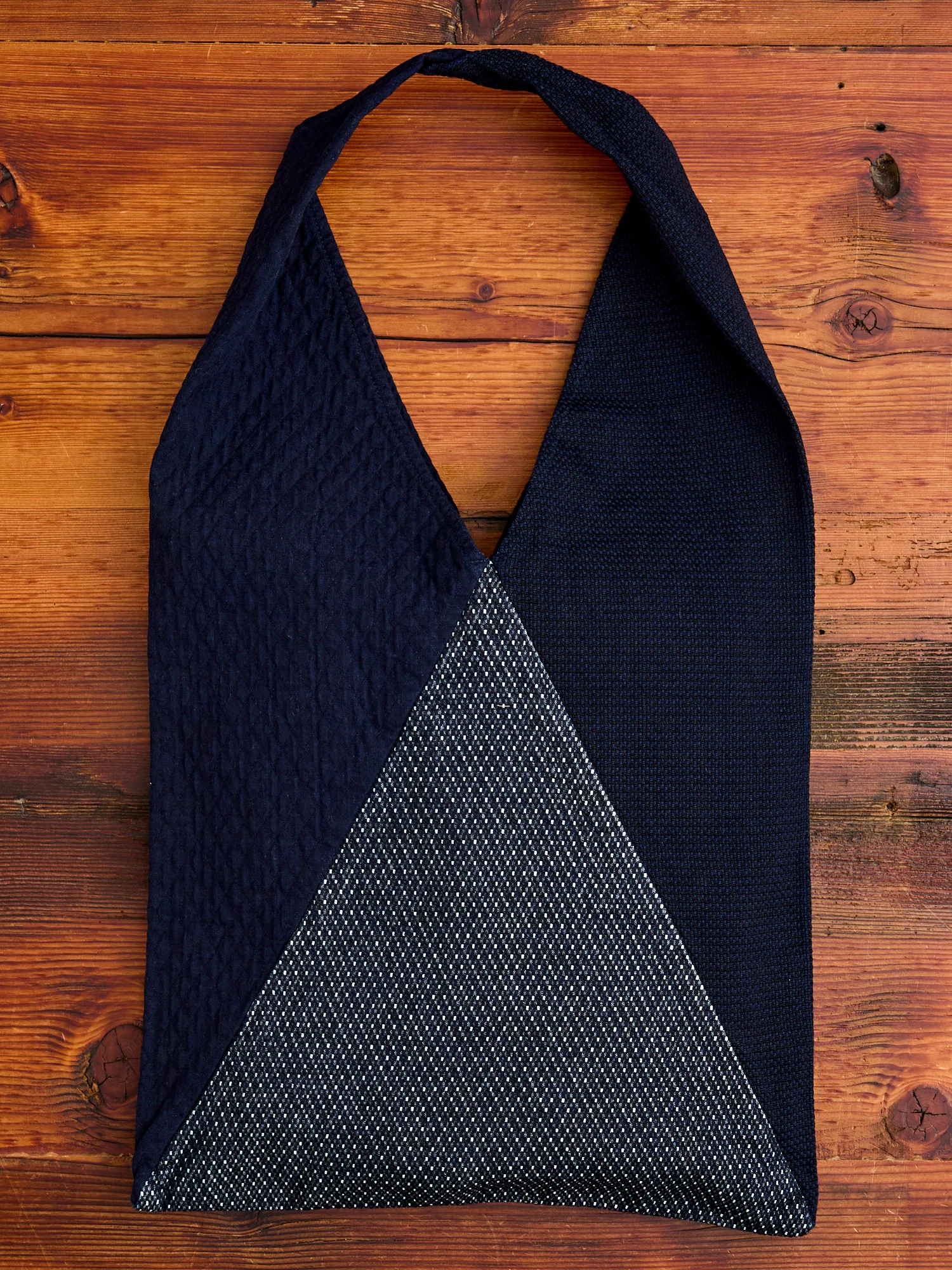 Patchwork Azuma Bag in Indigo Rinse - Image 7