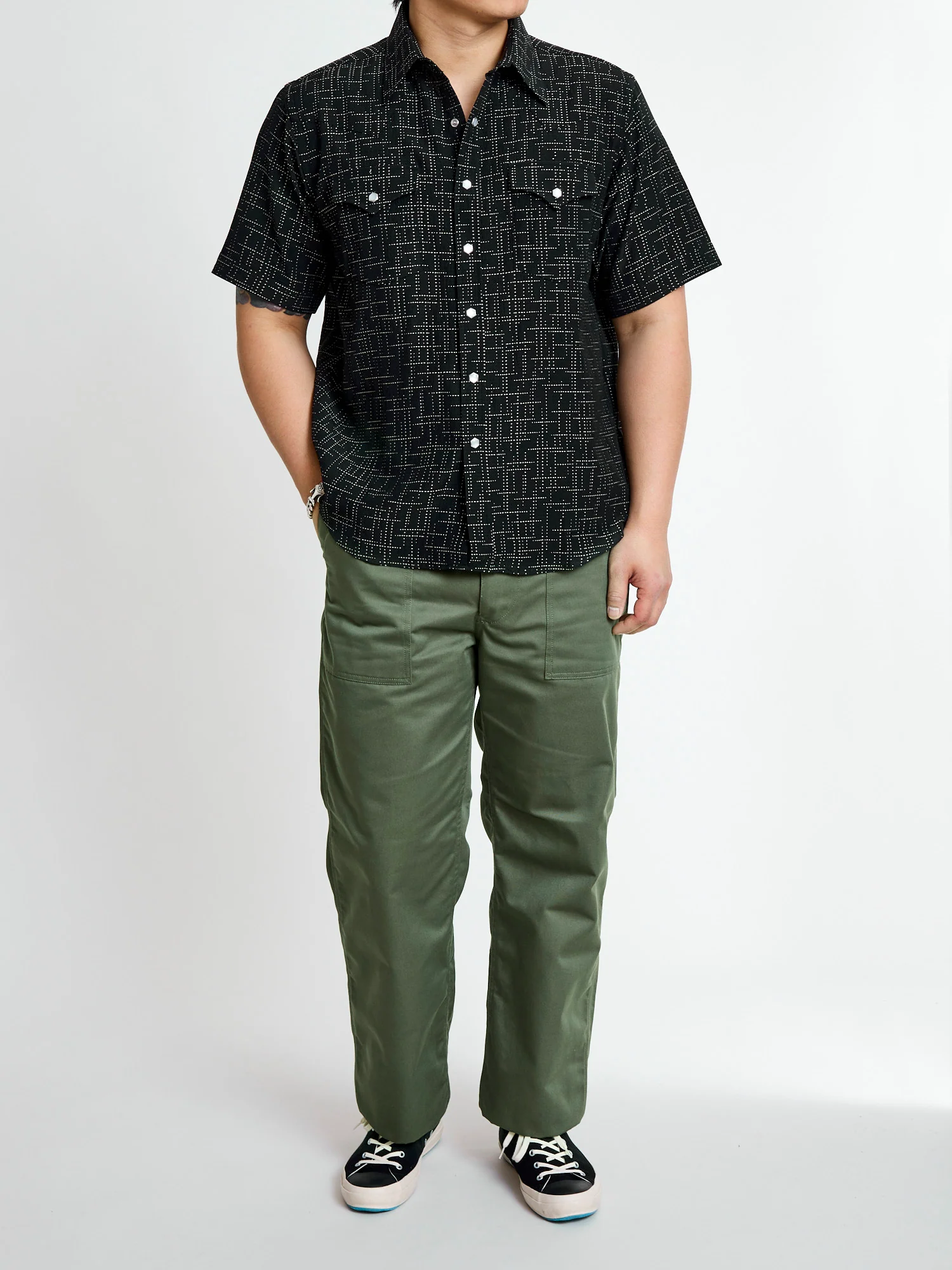 PE/C Fatigue Pants in Olive - Image 13