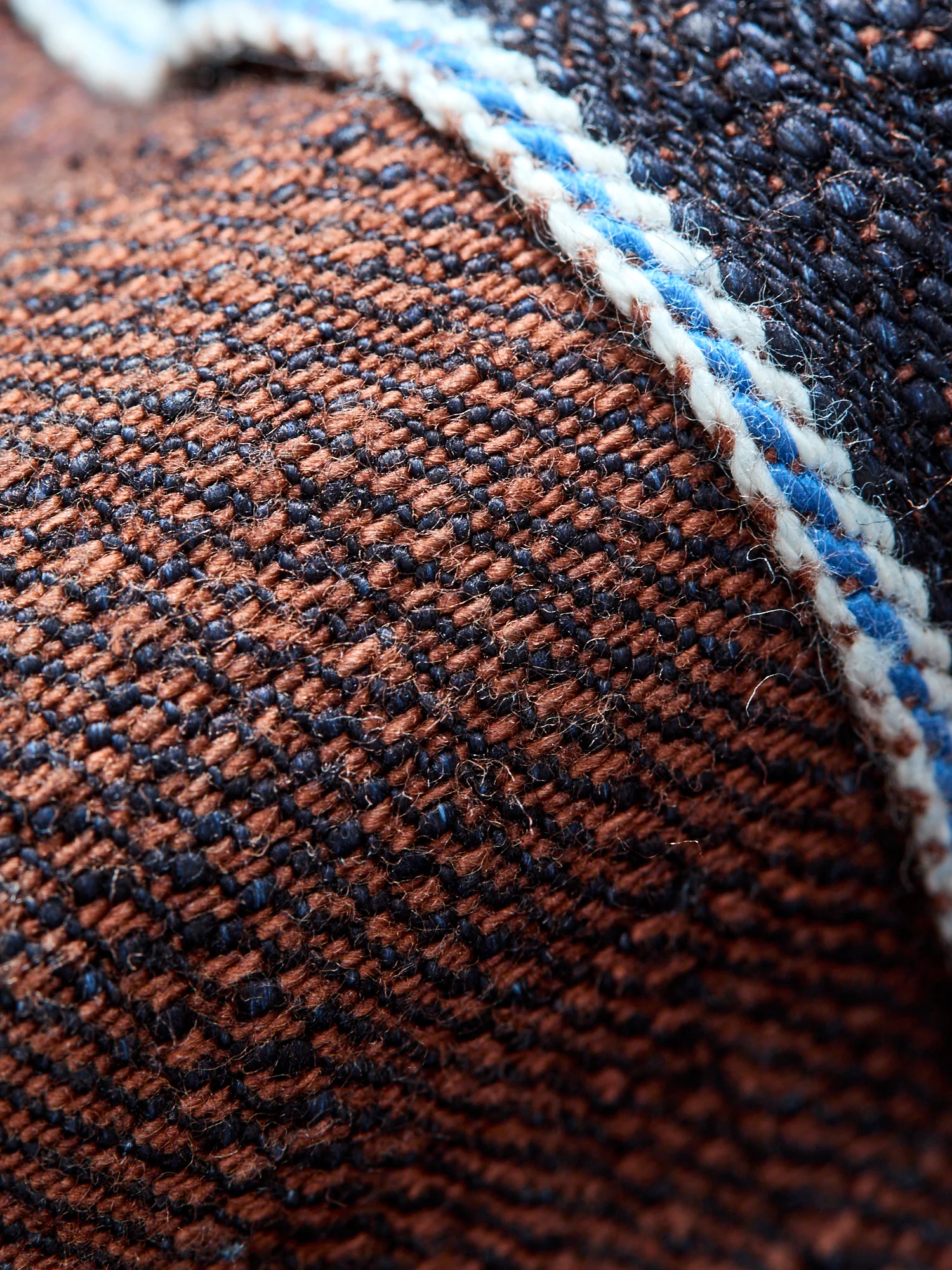 PER-EX-019-ID "Persimmon Extra Slub" 15oz Rinsed Selvedge Denim - Relaxed Tapered Fit - Image 14
