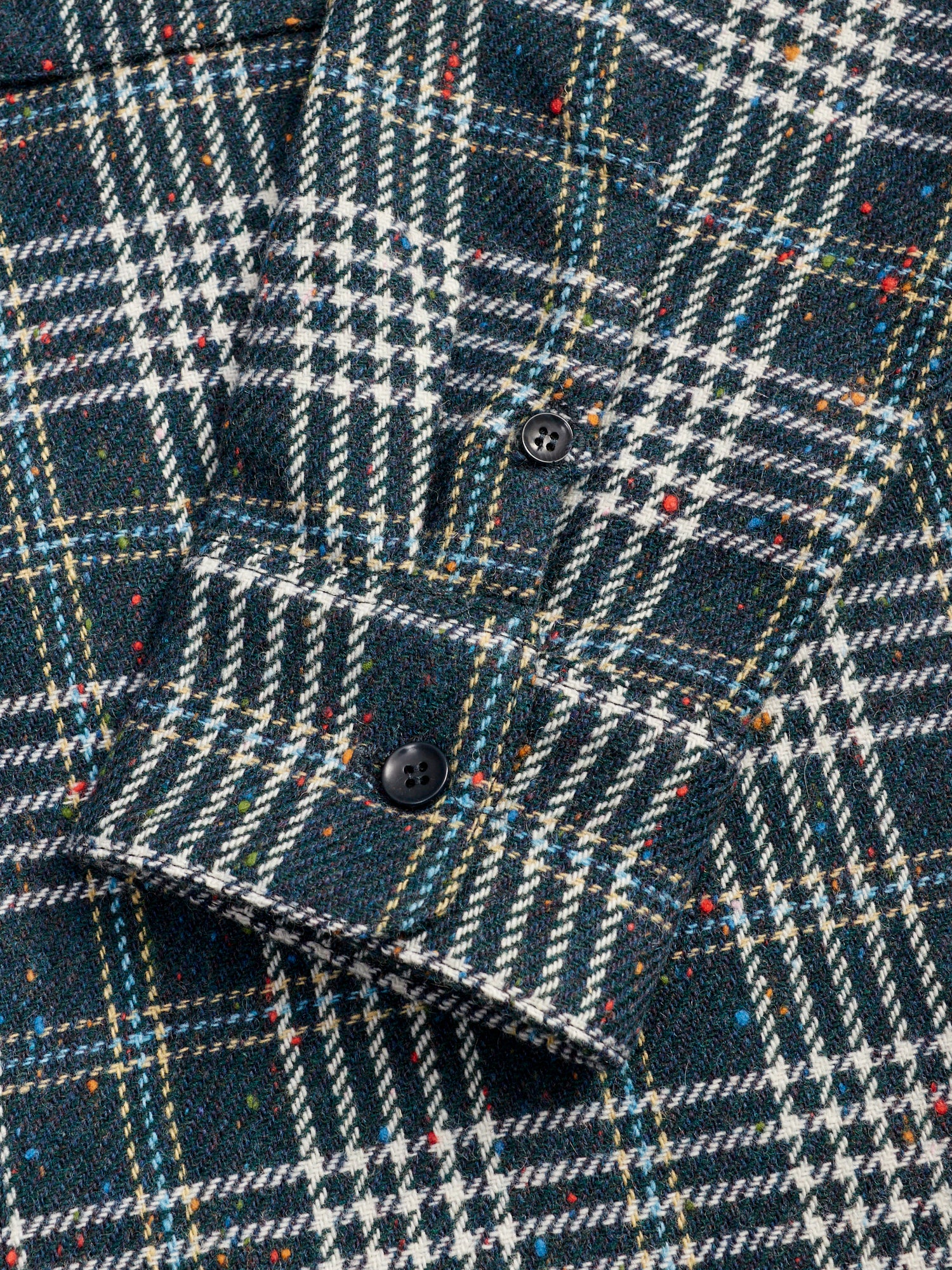 Phelps Flannel Shirt in Emerald - Image 6