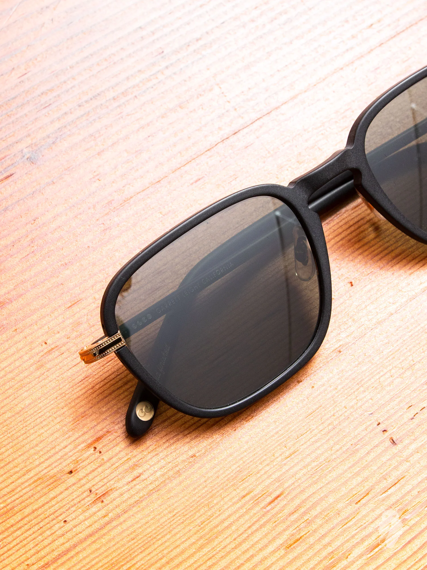 "Pier" Sunglasses in Matte Black - Image 2
