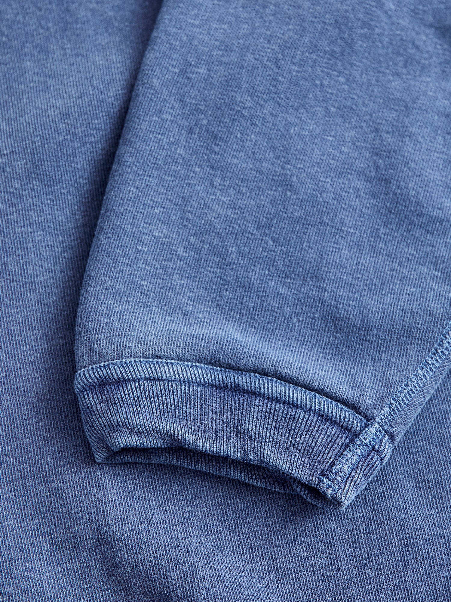 Pigment Dyed French Terry Sweatshirt in Indigo - Image 4