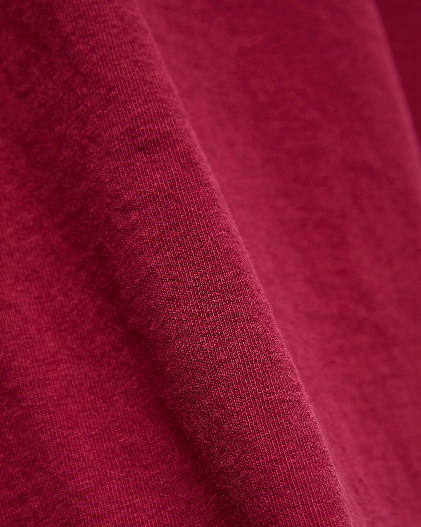 Pigment Dyed Pocket Tee in Burgundy - Image 6