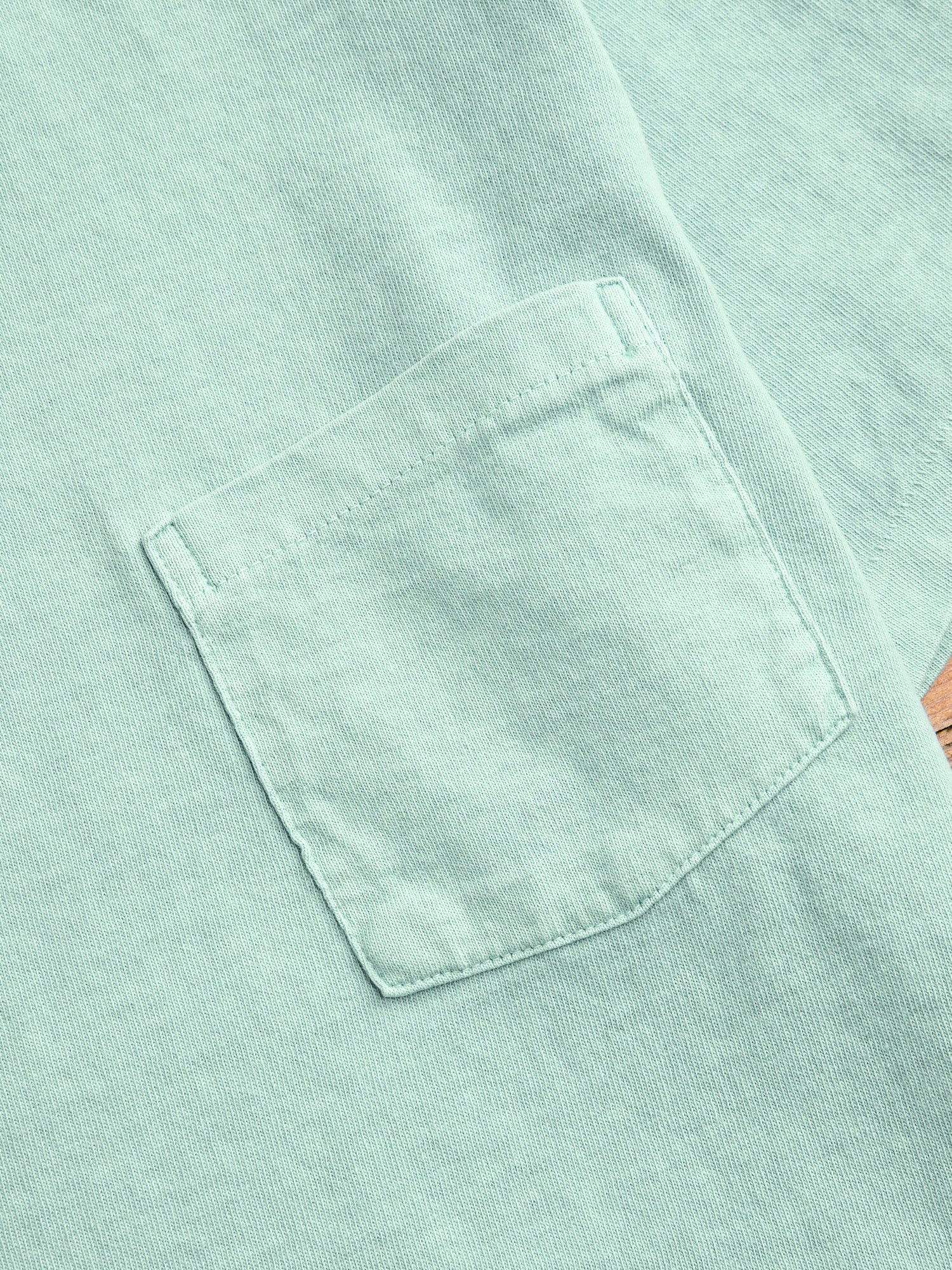 Pigment Dyed Pocket Tee in Nephrite - Image 5