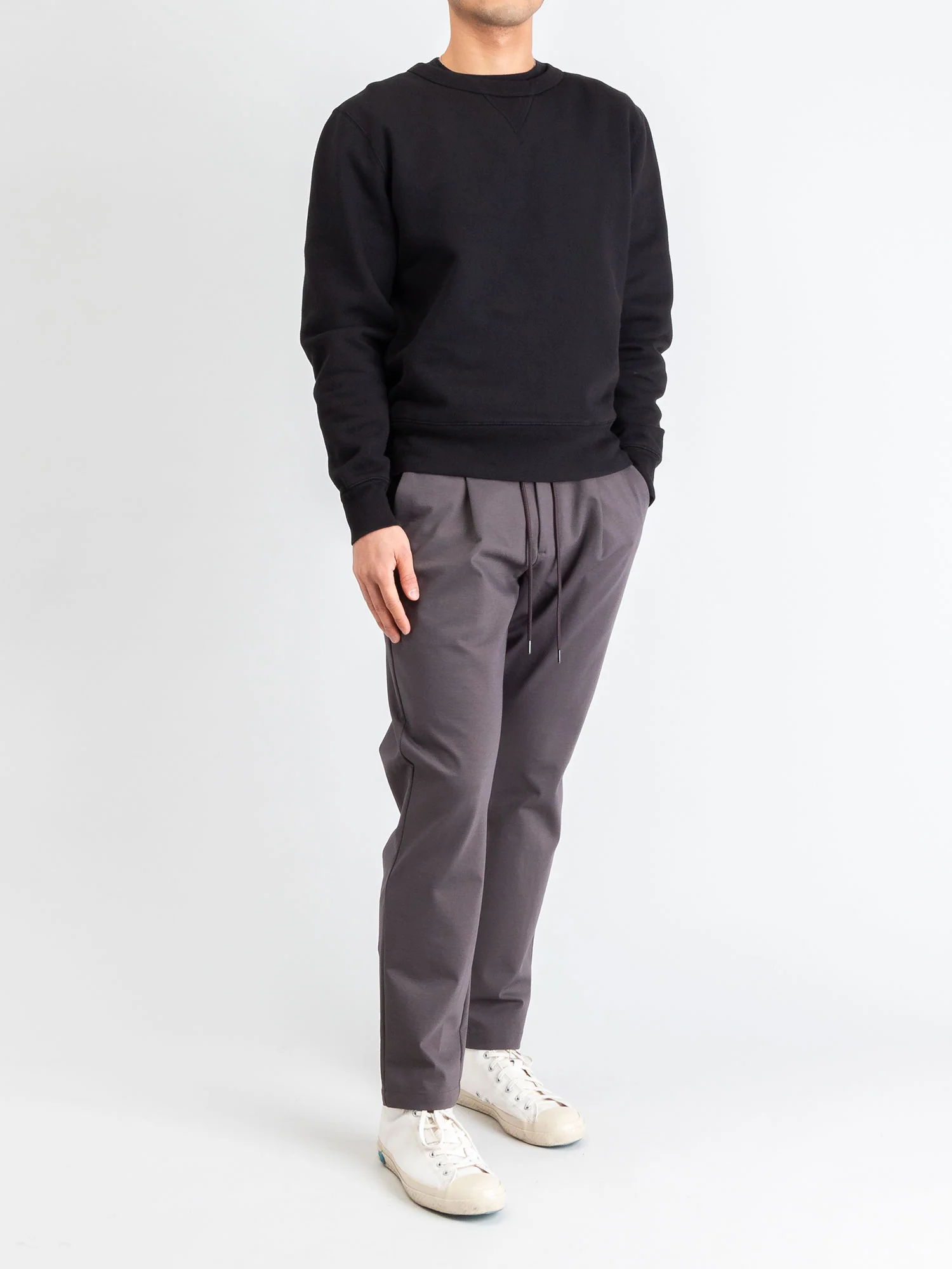 Ponte Roma One Tack Easy Pants in Slate - Image 8