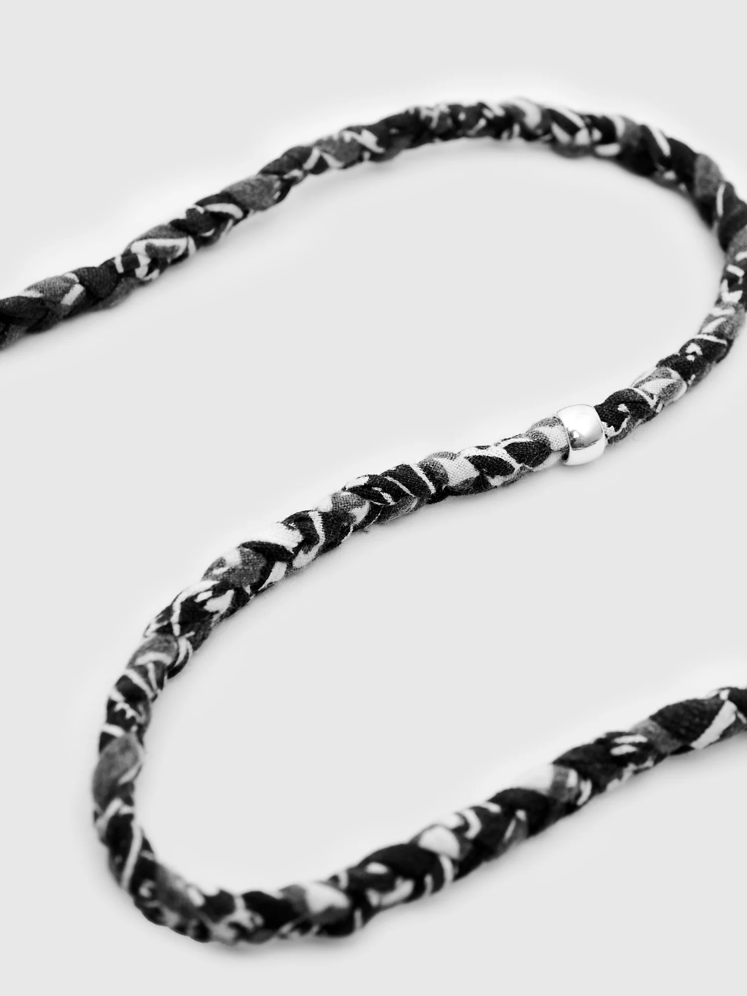 Raised Rosette Pooka Necklace in Sterling Silver - Image 6
