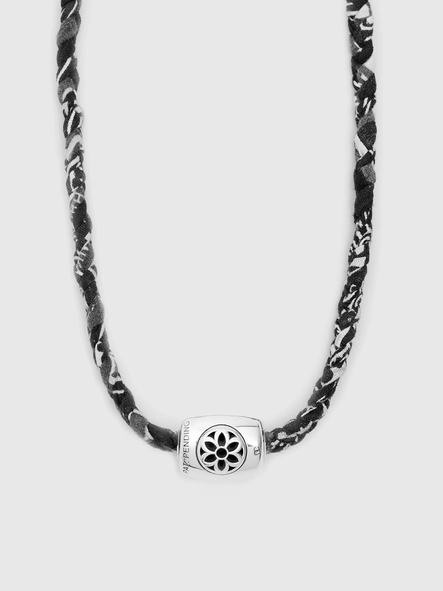 Raised Rosette Pooka Necklace in Sterling Silver - Image 7