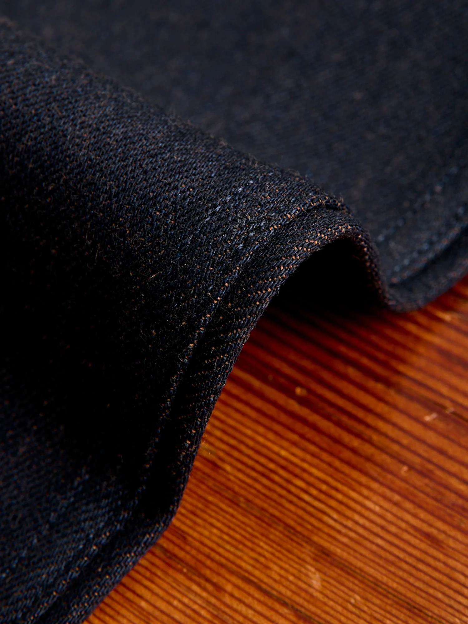 "Portola" 16oz Blue Brown Selvedge Denim - Tapered Fit - Image 10