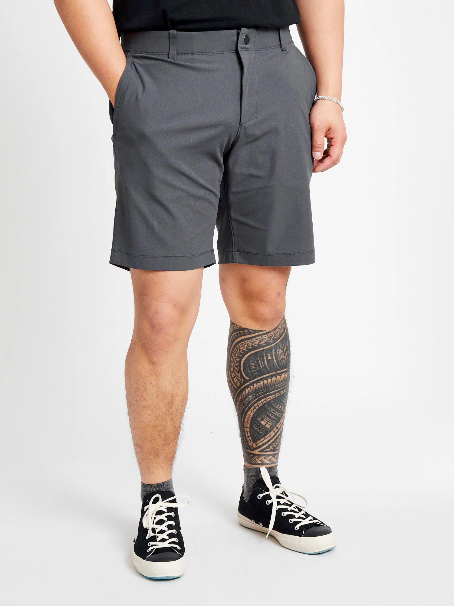 Primeflex Coach's Short in Charcoal - Image 2