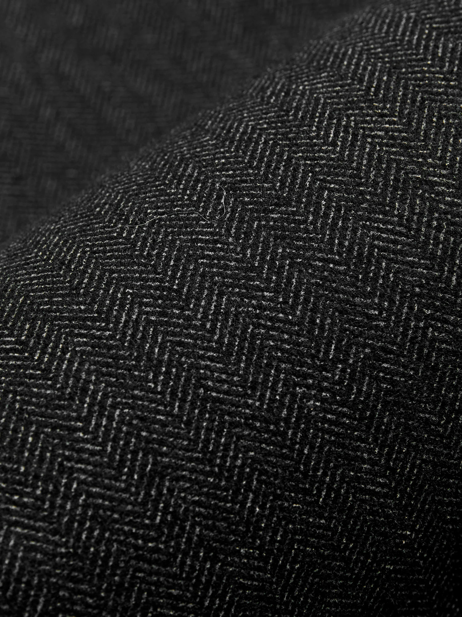 Printed Wool Andover Pants in Charcoal - Image 10