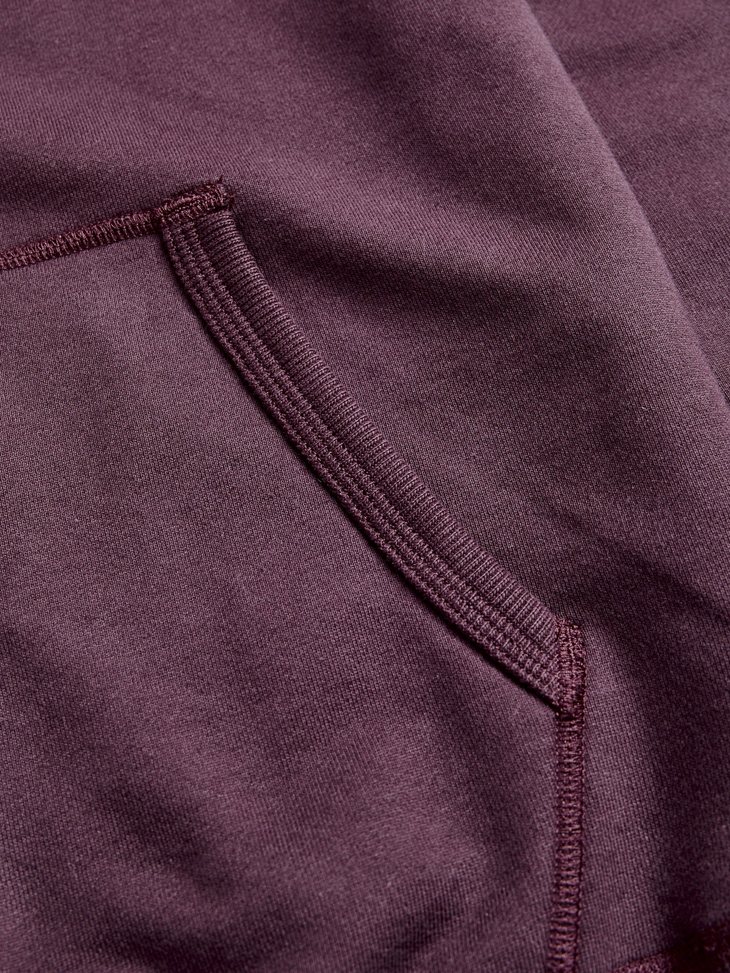 Pullover Hoodie in Oxblood - Image 5
