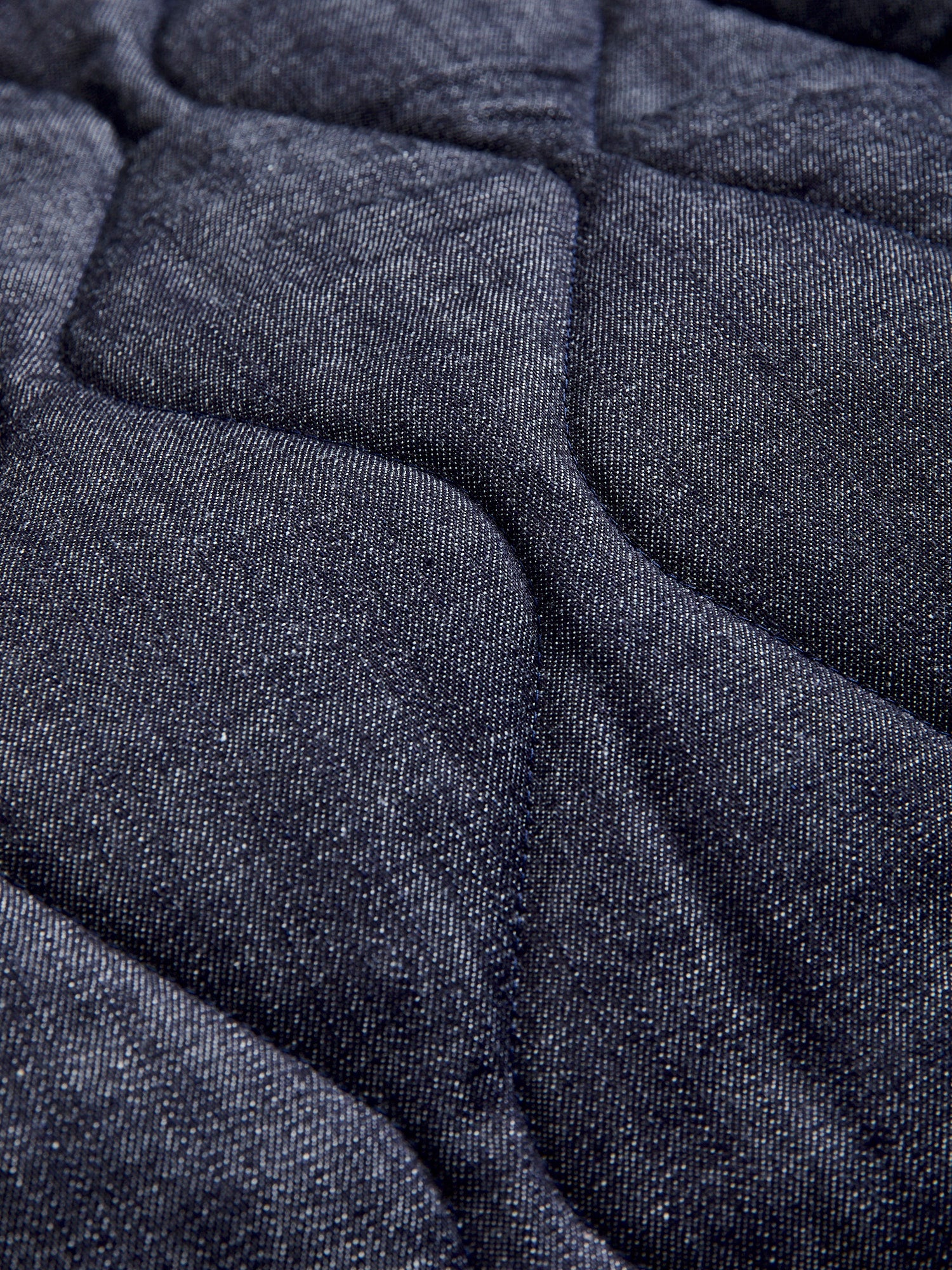 Quilted Denim Haori Jacket in Indigo - Image 9
