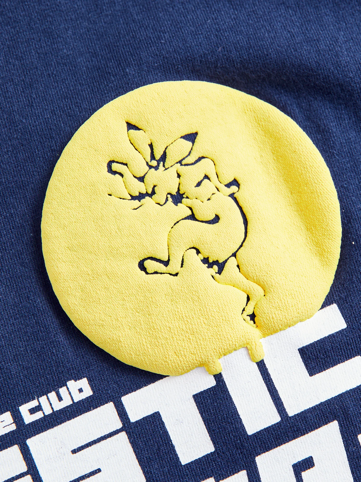 "Rabbit" Heavyweight T-Shirt in Navy - Image 9