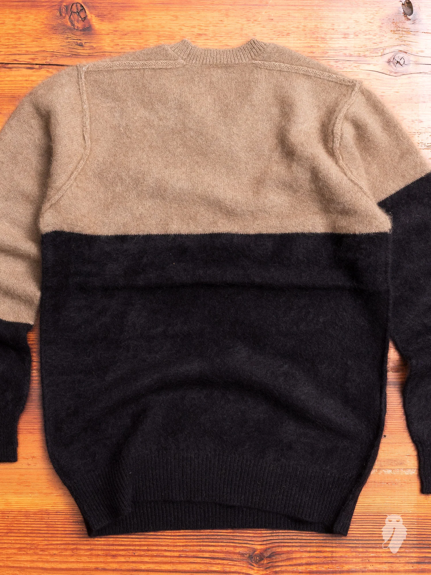 Raccoon Fur Sweater in Camel - Image 5