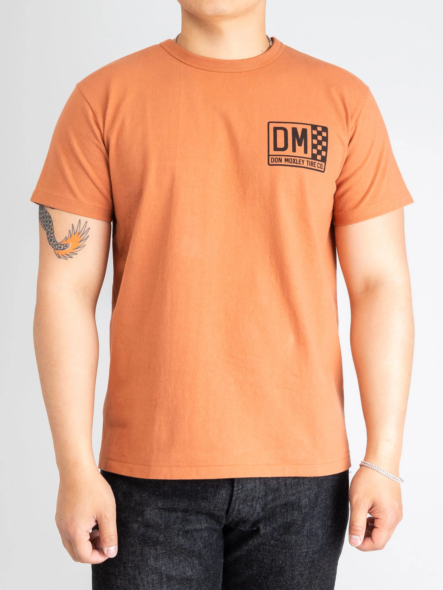 Racing Slicks T-Shirt in Rust - Image 2