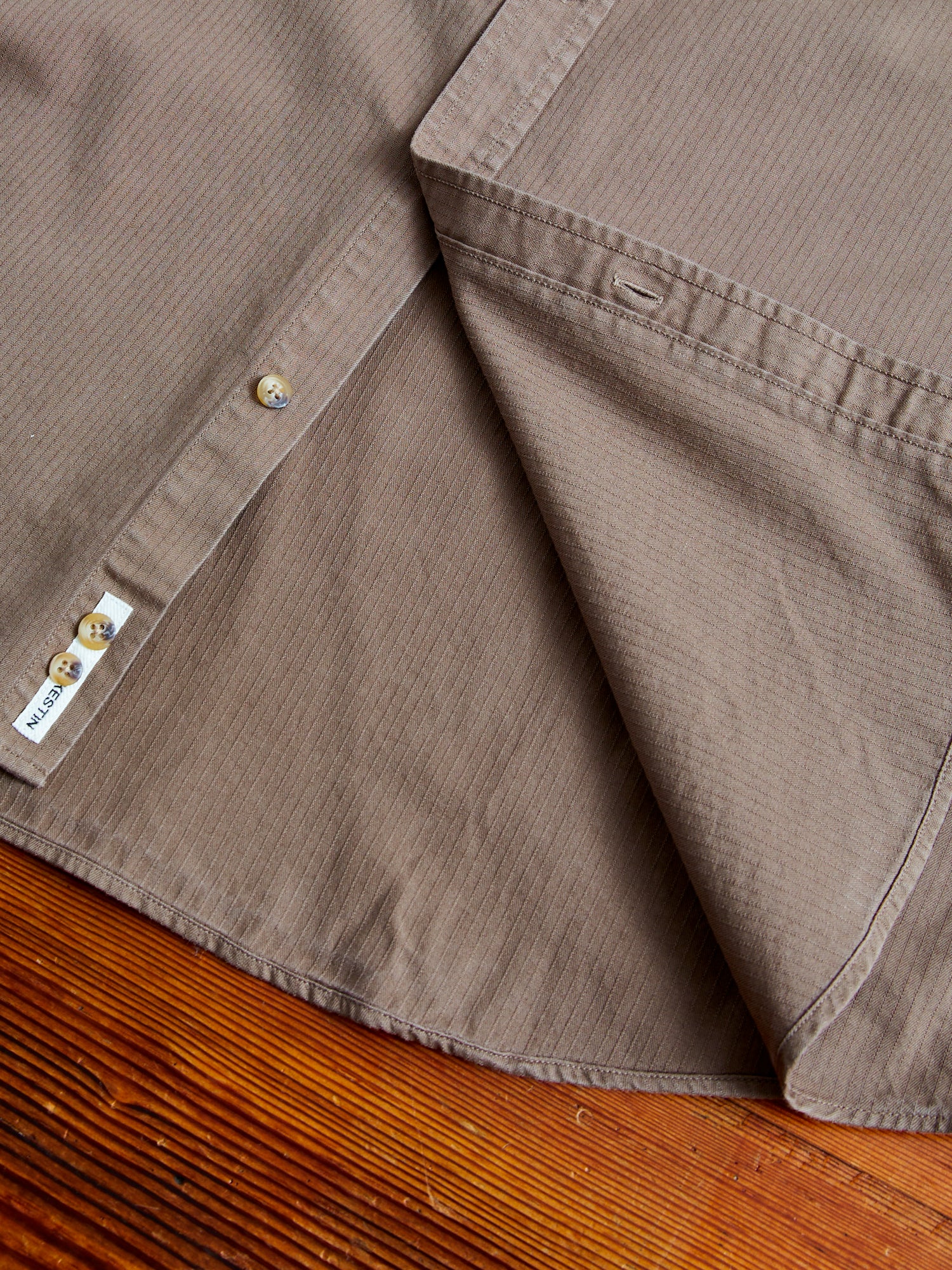Raeburn Button Down Shirt in Putty - Image 7