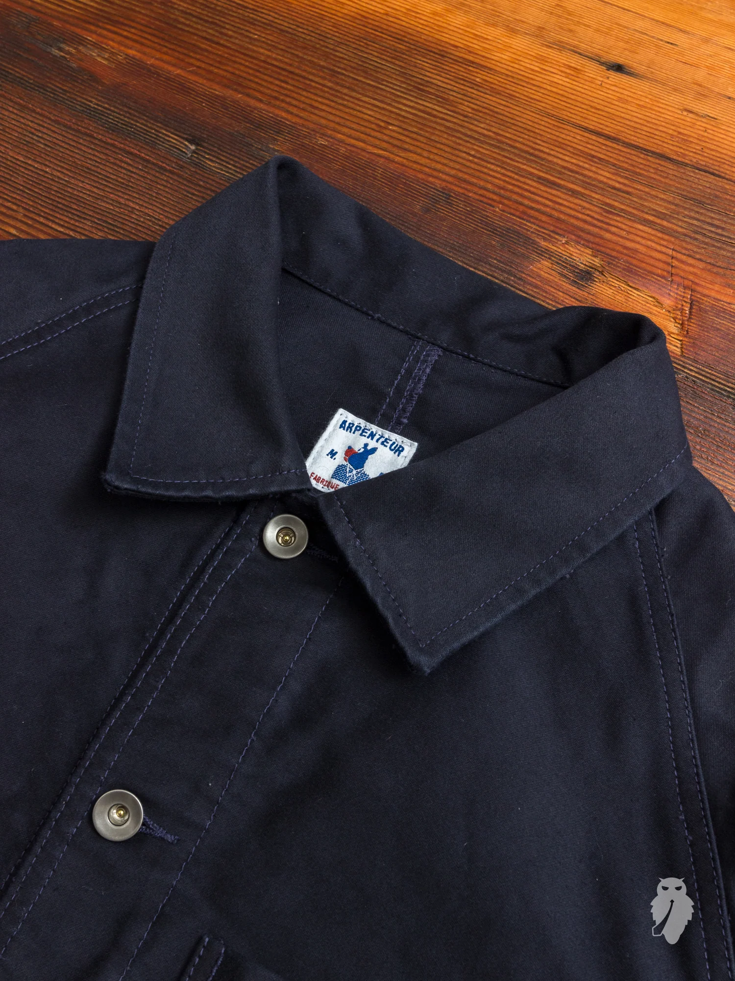 "Raglan" Work Jacket in Navy - Image 5