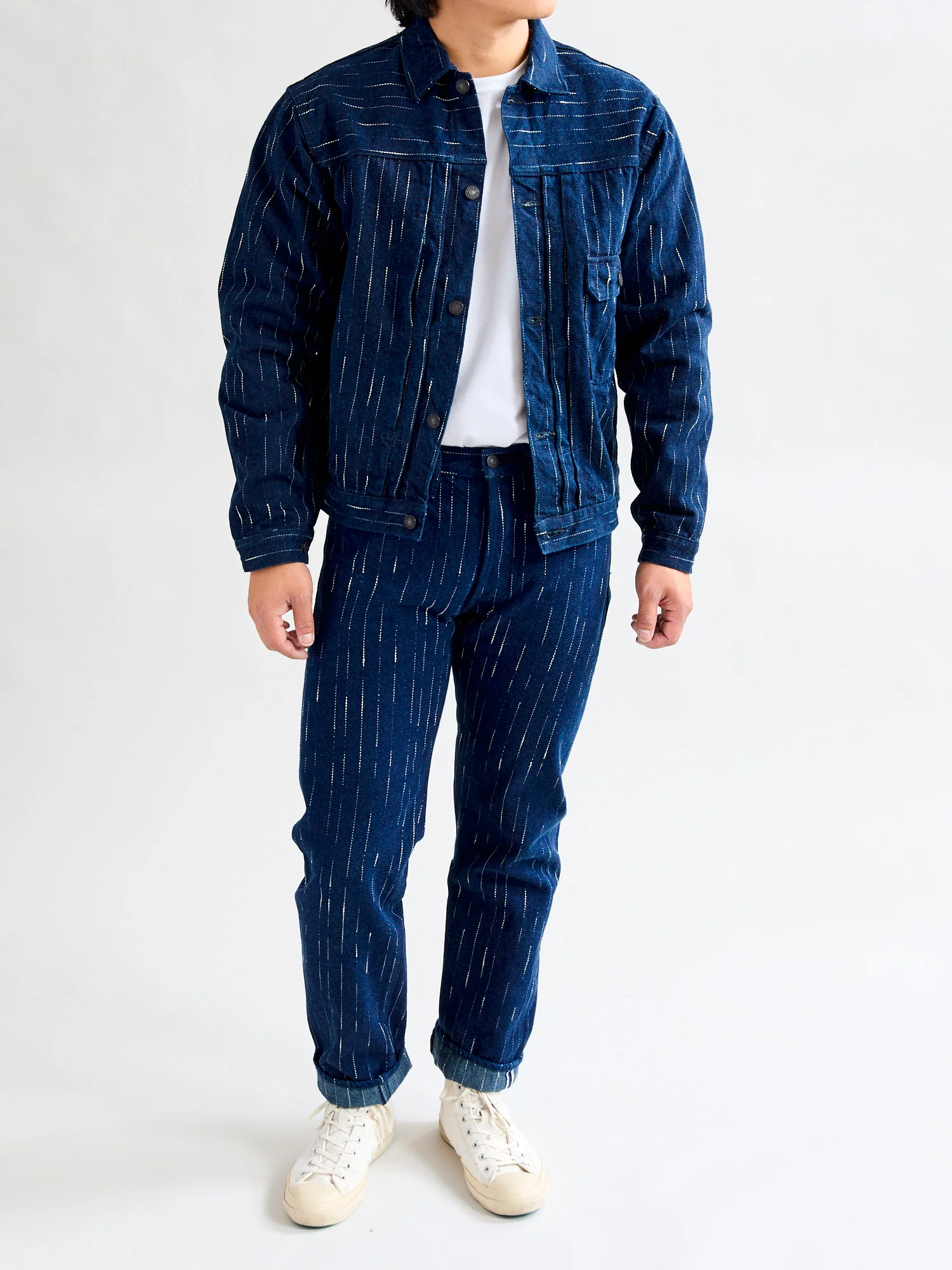 D1885S "Rain Kasuri" 14oz Selvedge Denim - Regular Tapered Fit - Image 17