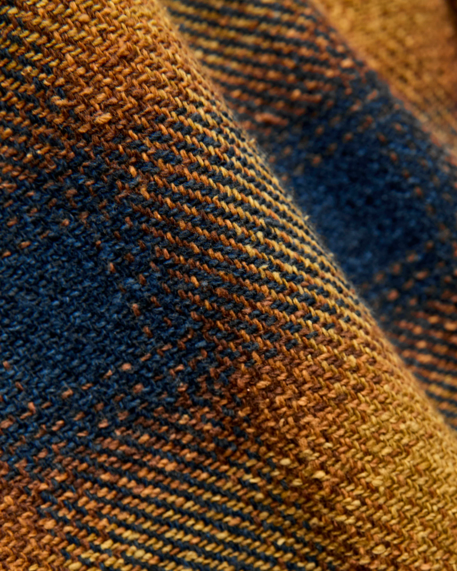 Recycled Cotton Jazz Nep Check Shirt in Yellow - Image 7