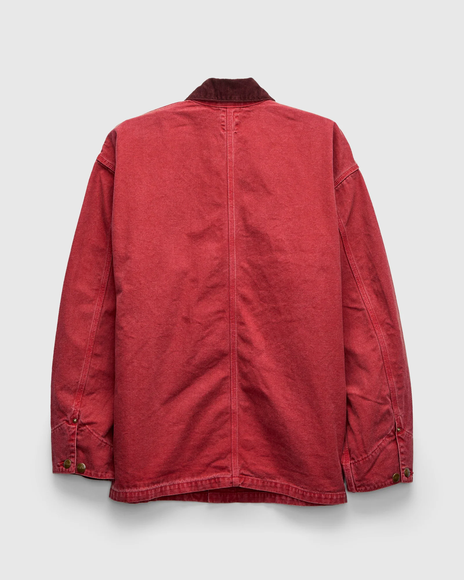 Relaxed Fit Canvas Coverall in Red - Image 2