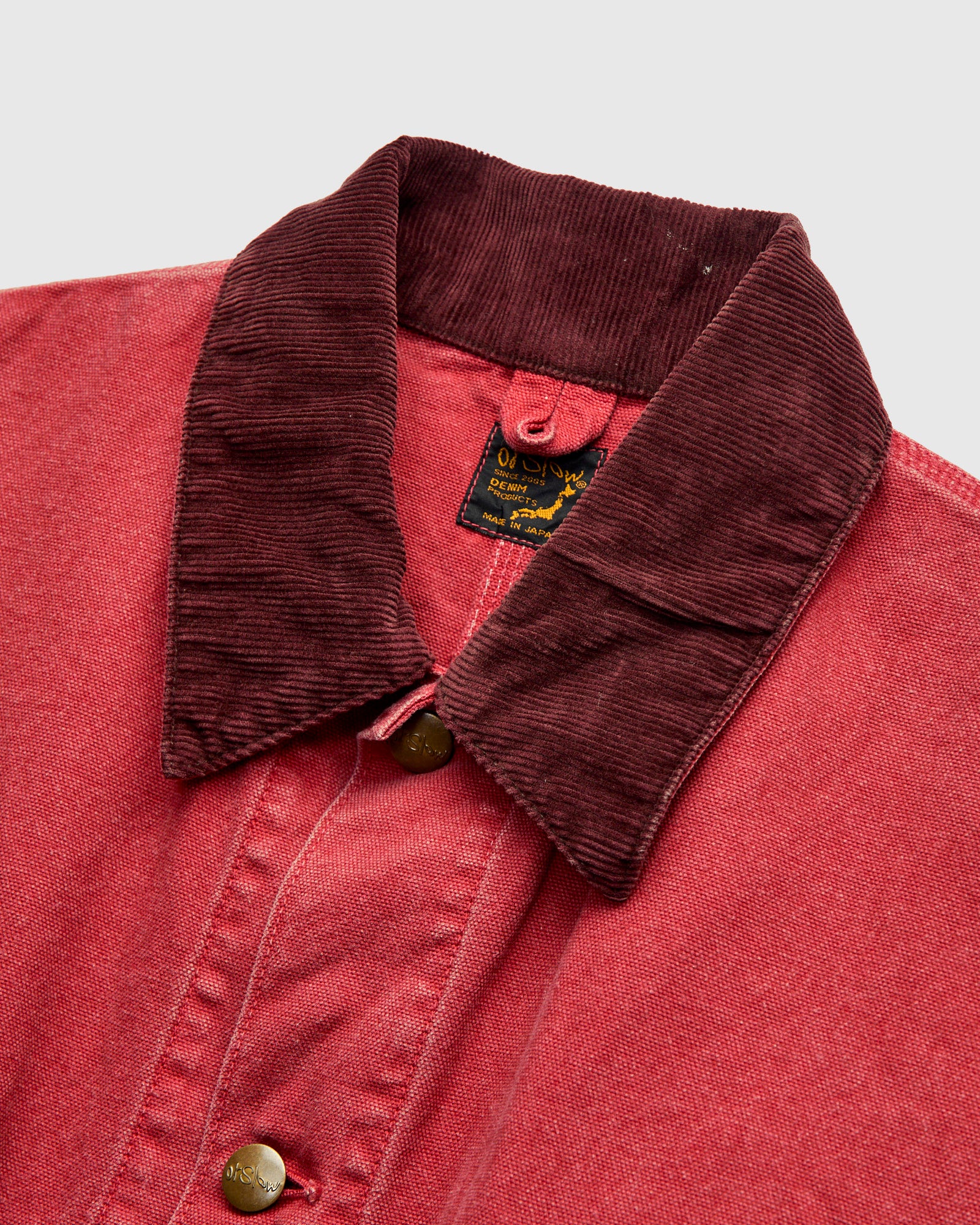 Relaxed Fit Canvas Coverall in Red - Image 4