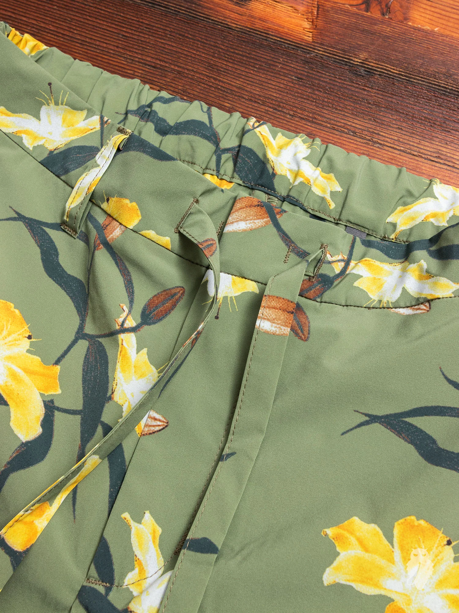 Relaxed Shorts in Yellow Flowers - Image 4