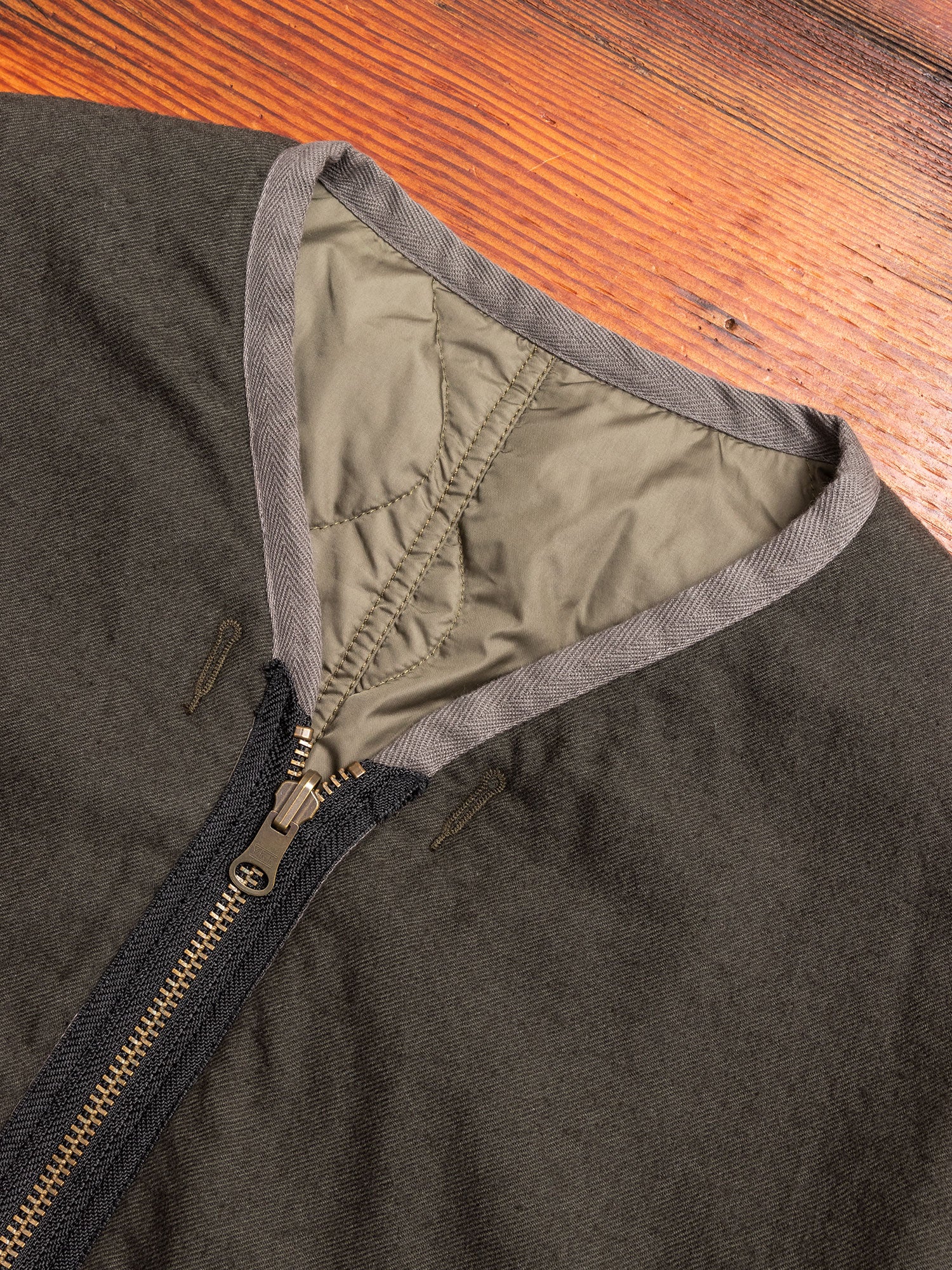 Reversible Jacket in Khaki - Image 2