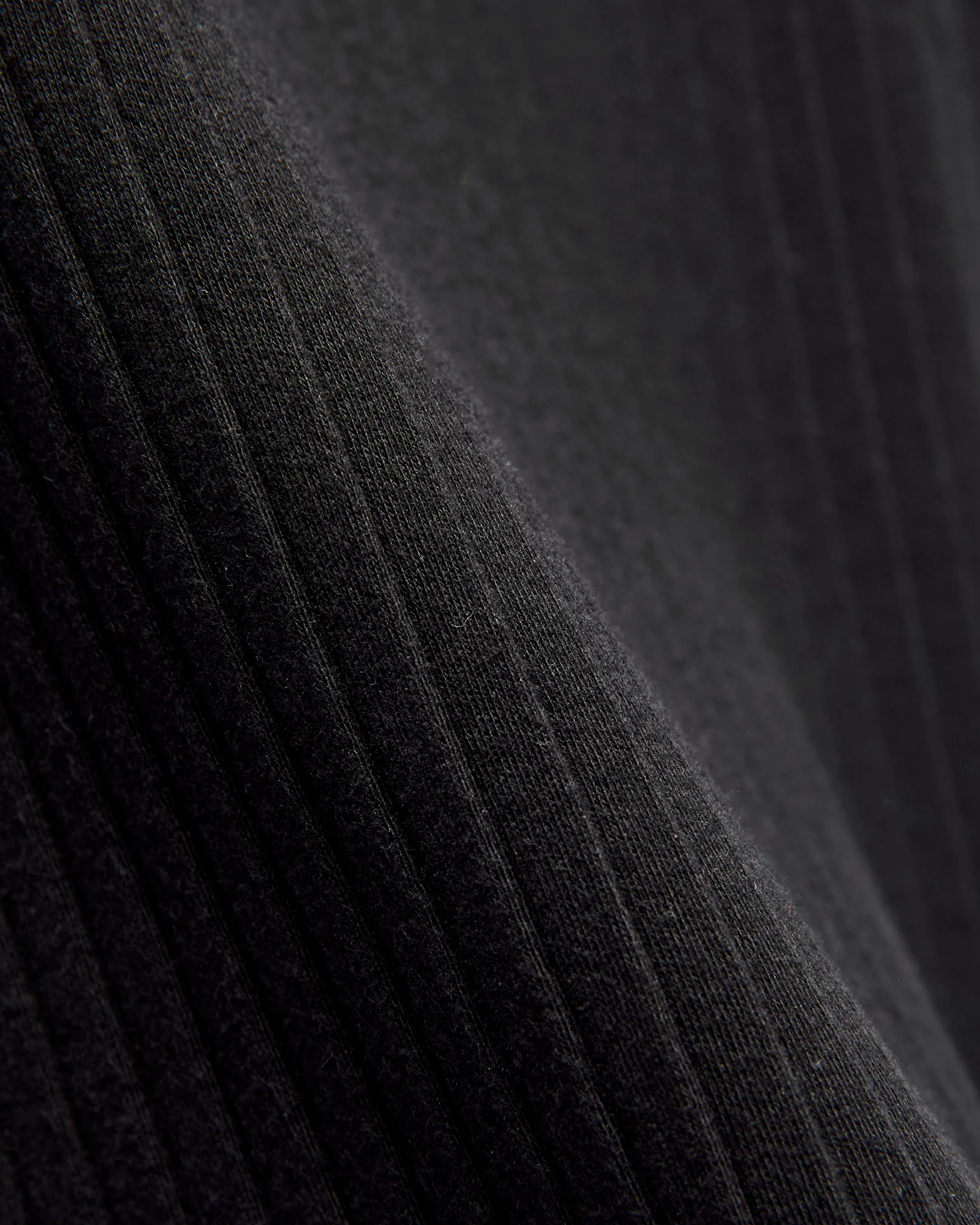 Two-Bit Ribbed Tank in Midnight - Image 2