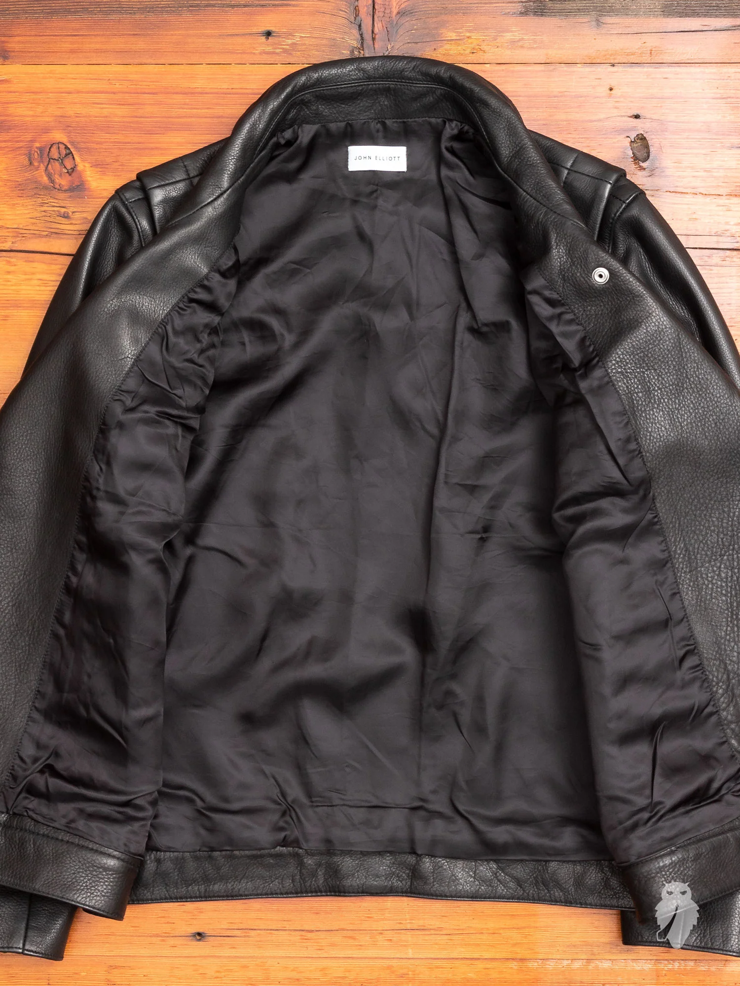 Riders Jacket in Black Cowhide - Image 11