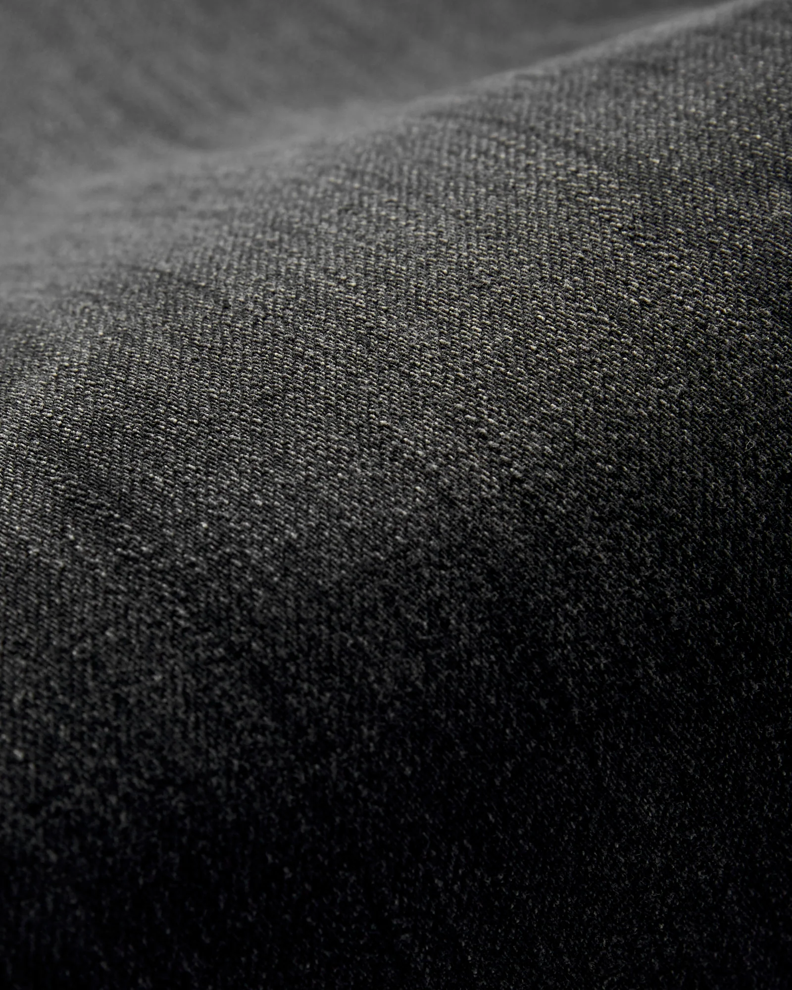 "Rilo" 10.5oz Washed Black Stretch Selvedge Denim - Pen Slim - Image 8