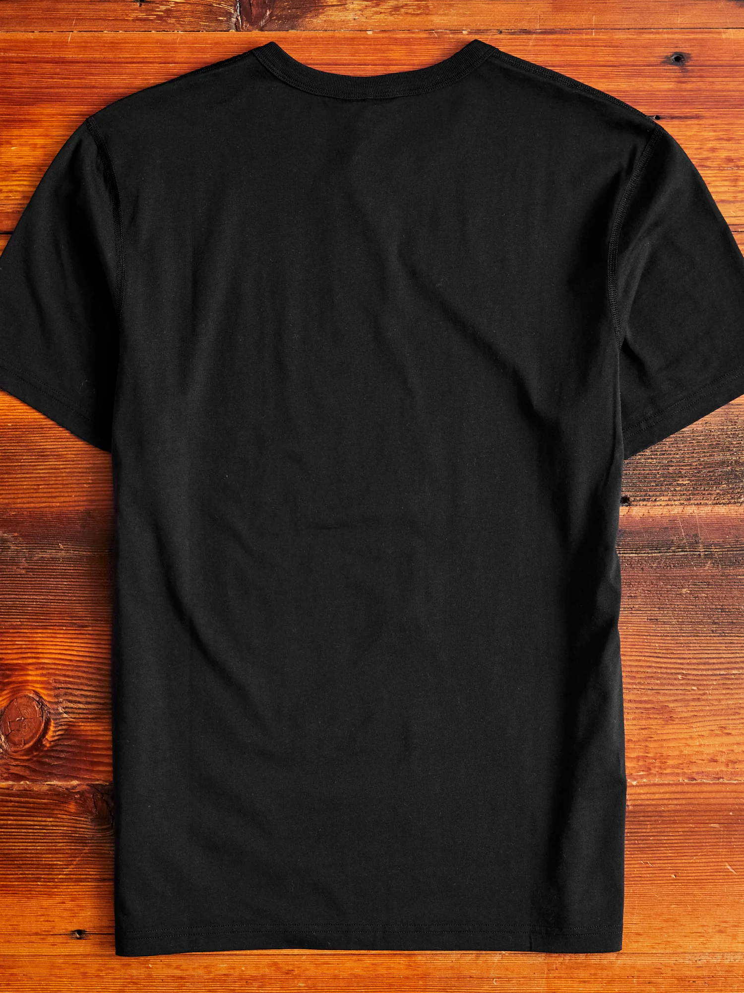 Ringspun Jersey T-shirt in Black - Image 6