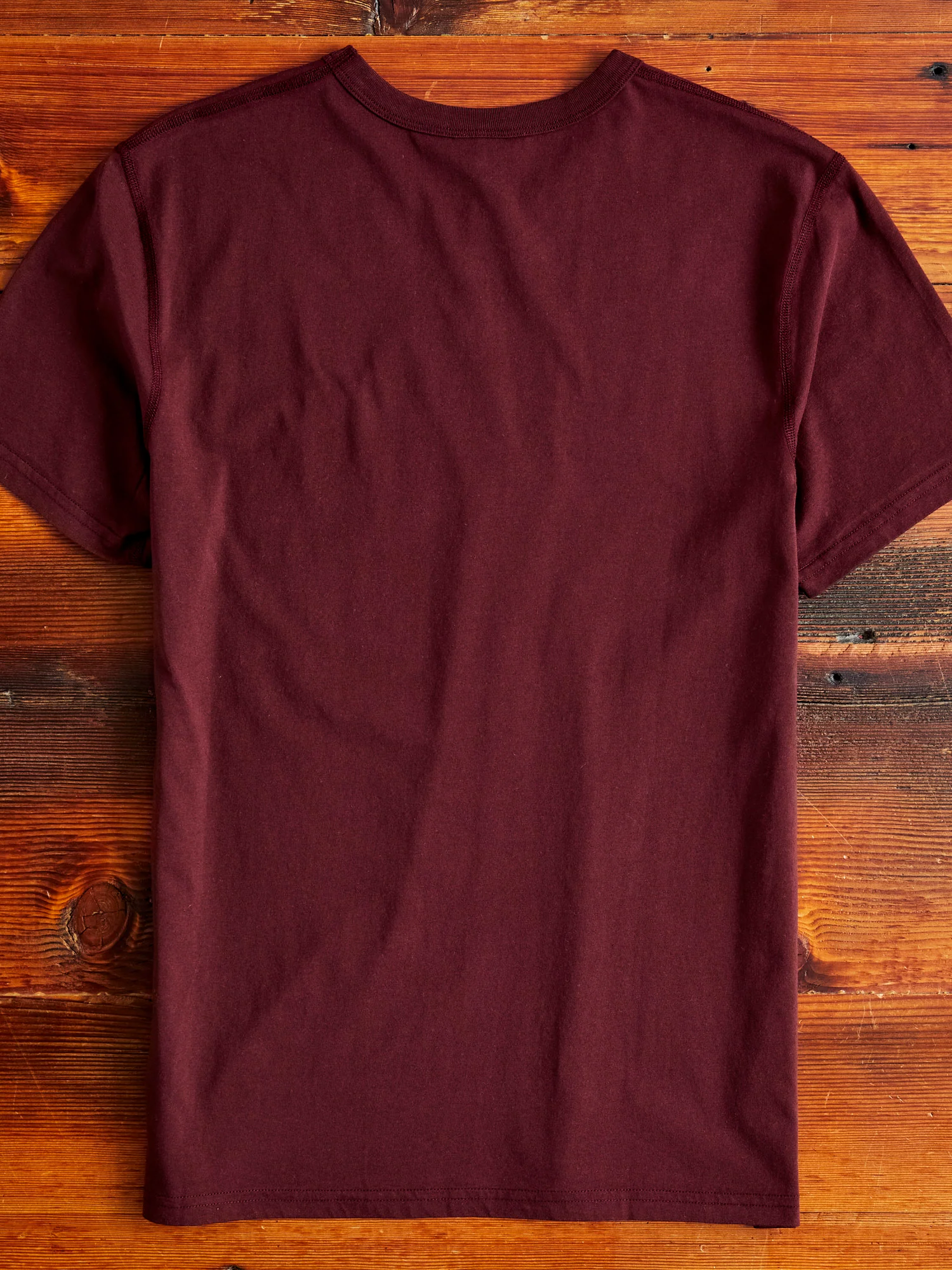 Ringspun Jersey T-Shirt in Crimson - Image 6
