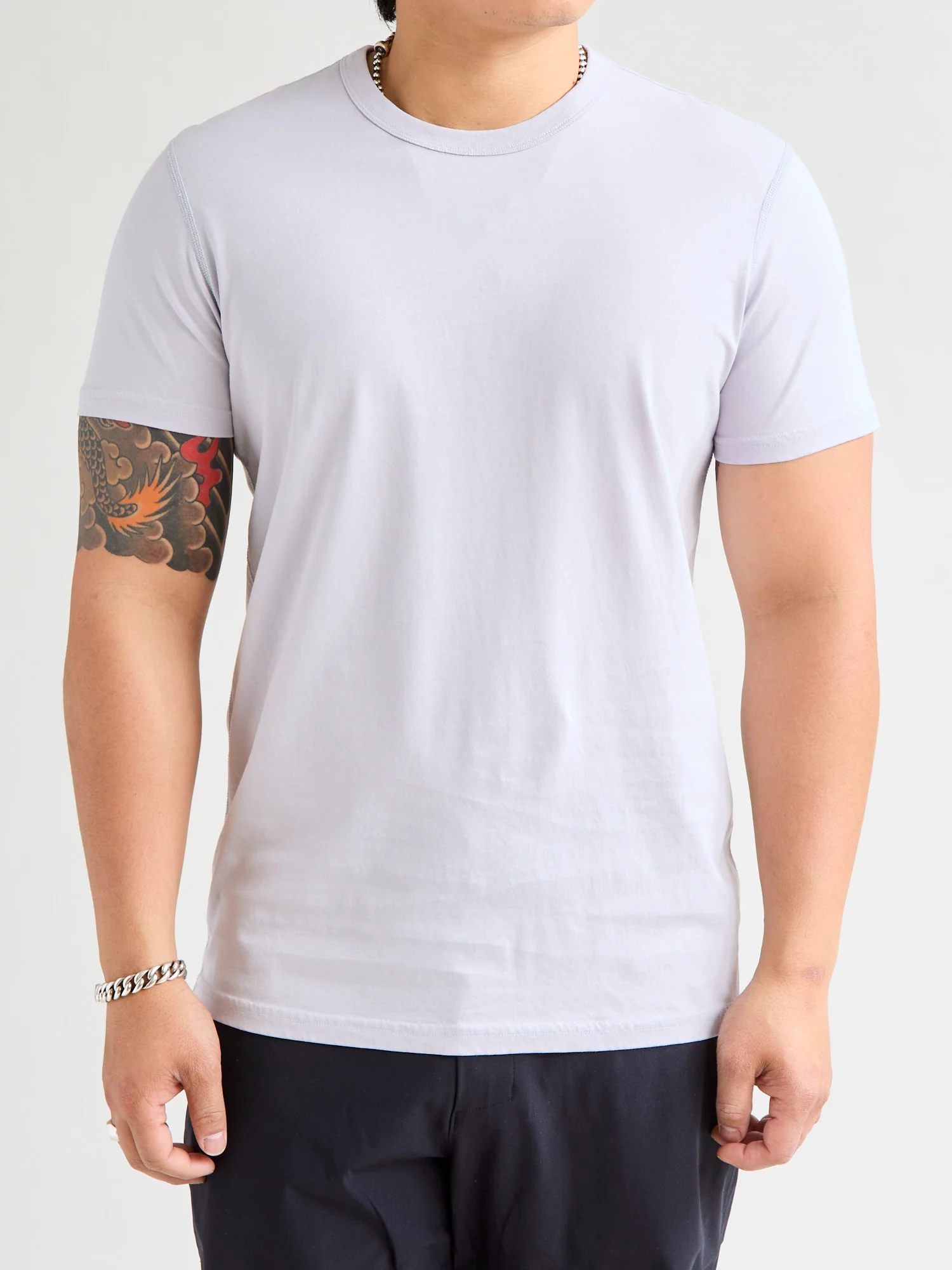Ringspun Jersey T-Shirt in Taro - Image 2
